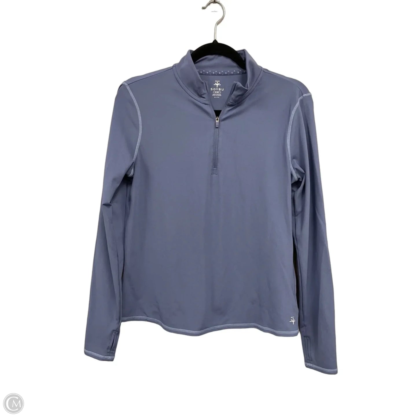 Athletic Jacket By Soybu In Blue, Size: S