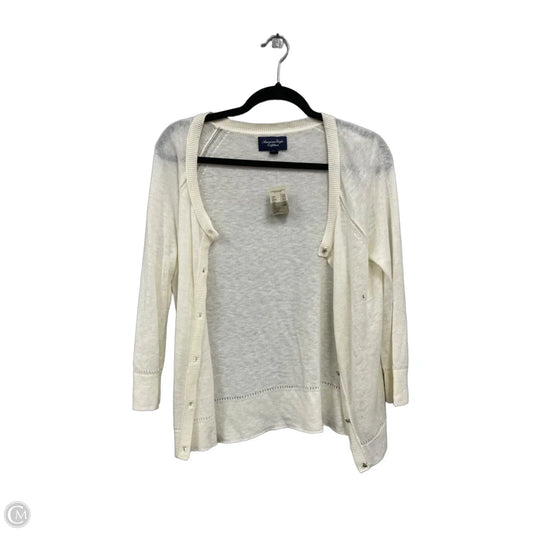 Cardigan By American Eagle In Cream, Size: L