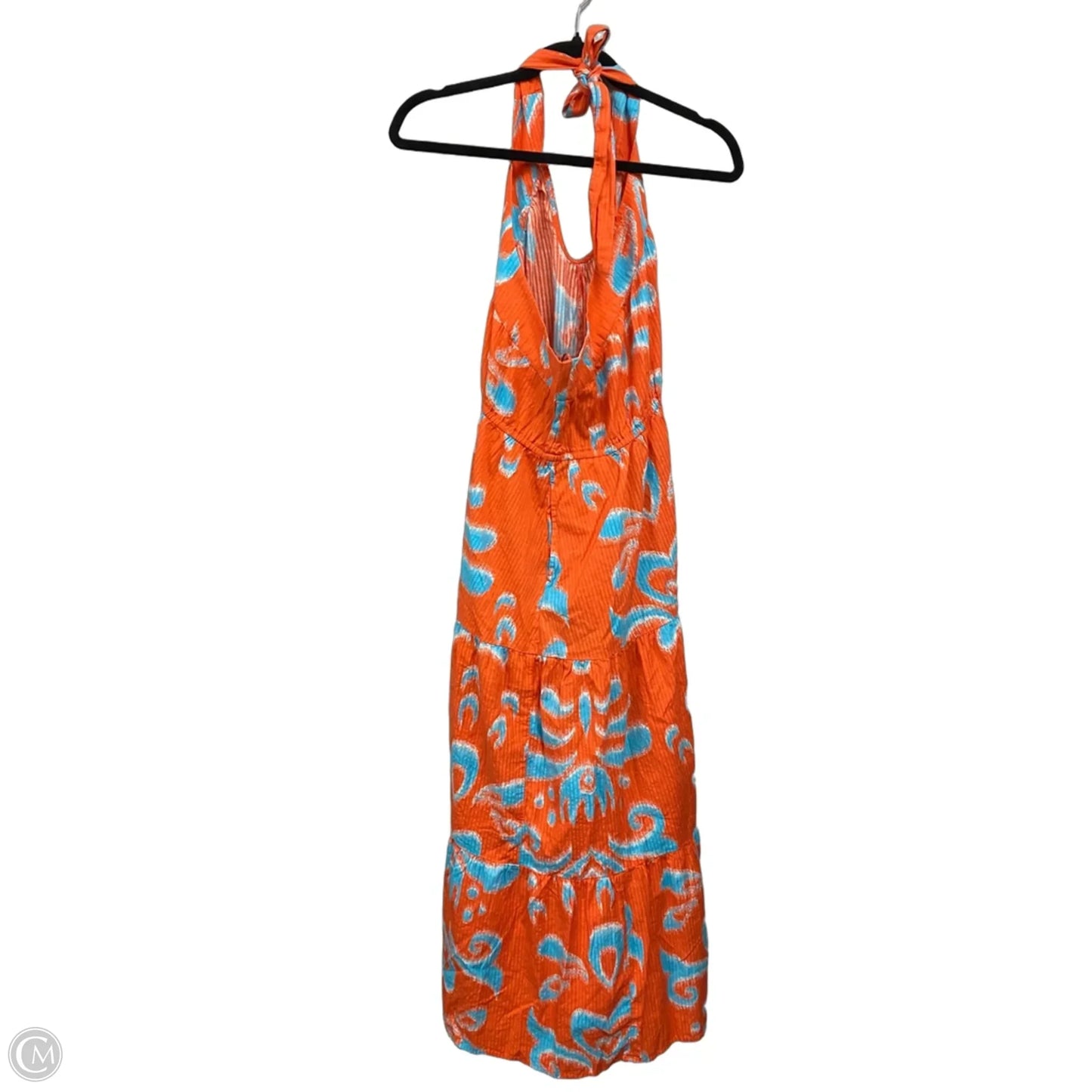 Dress Casual Maxi By Crown And Ivy In Blue & Orange, Size: Xs