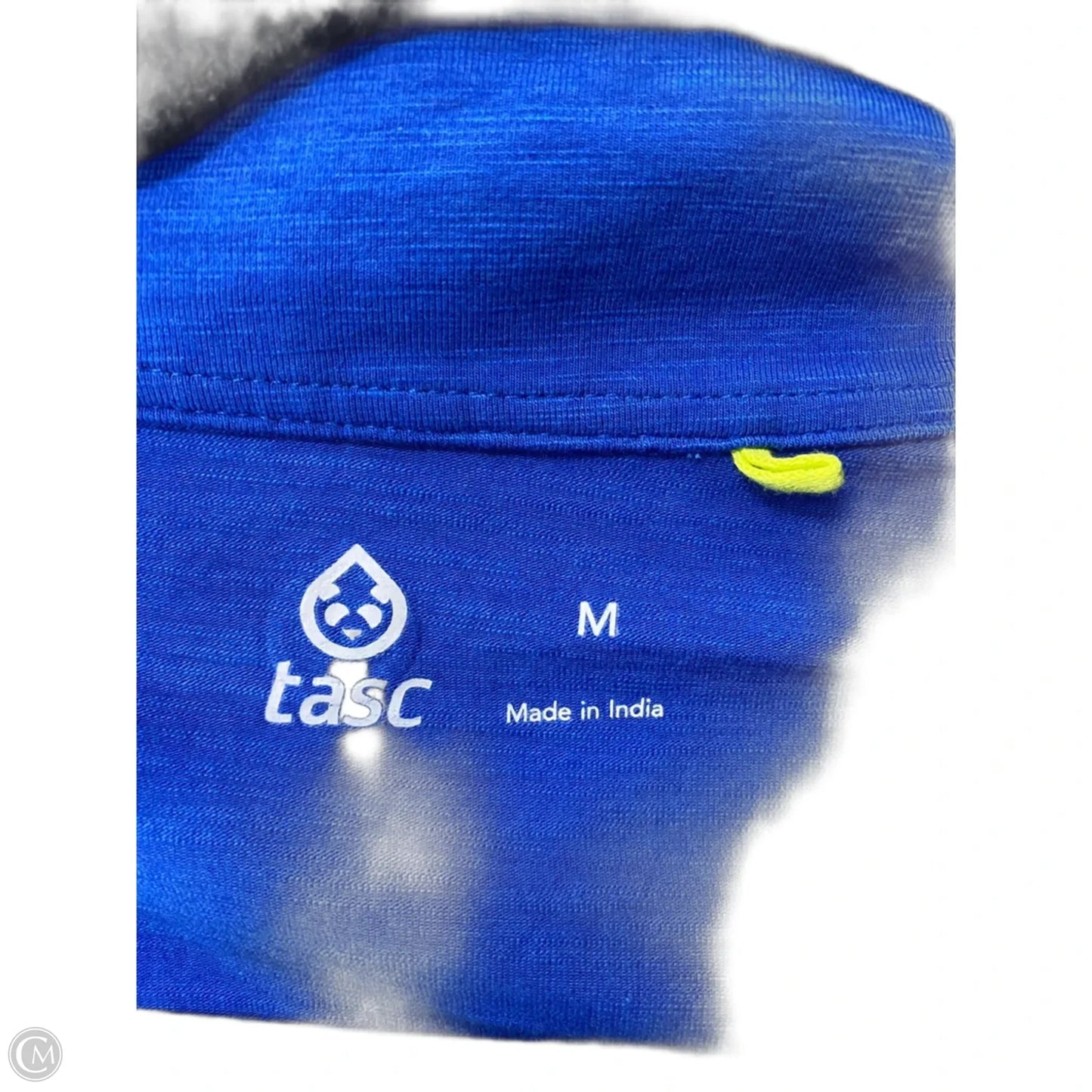 Athletic Top Long Sleeve Collar By Clothes Mentor In Blue, Size: M