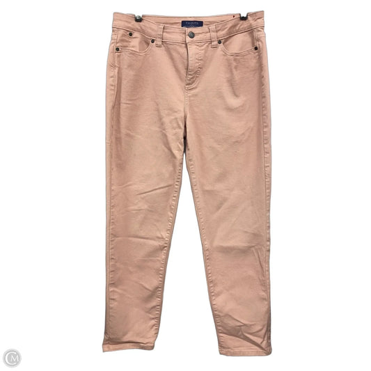Jeans Straight By Talbots In Peach, Size: 10