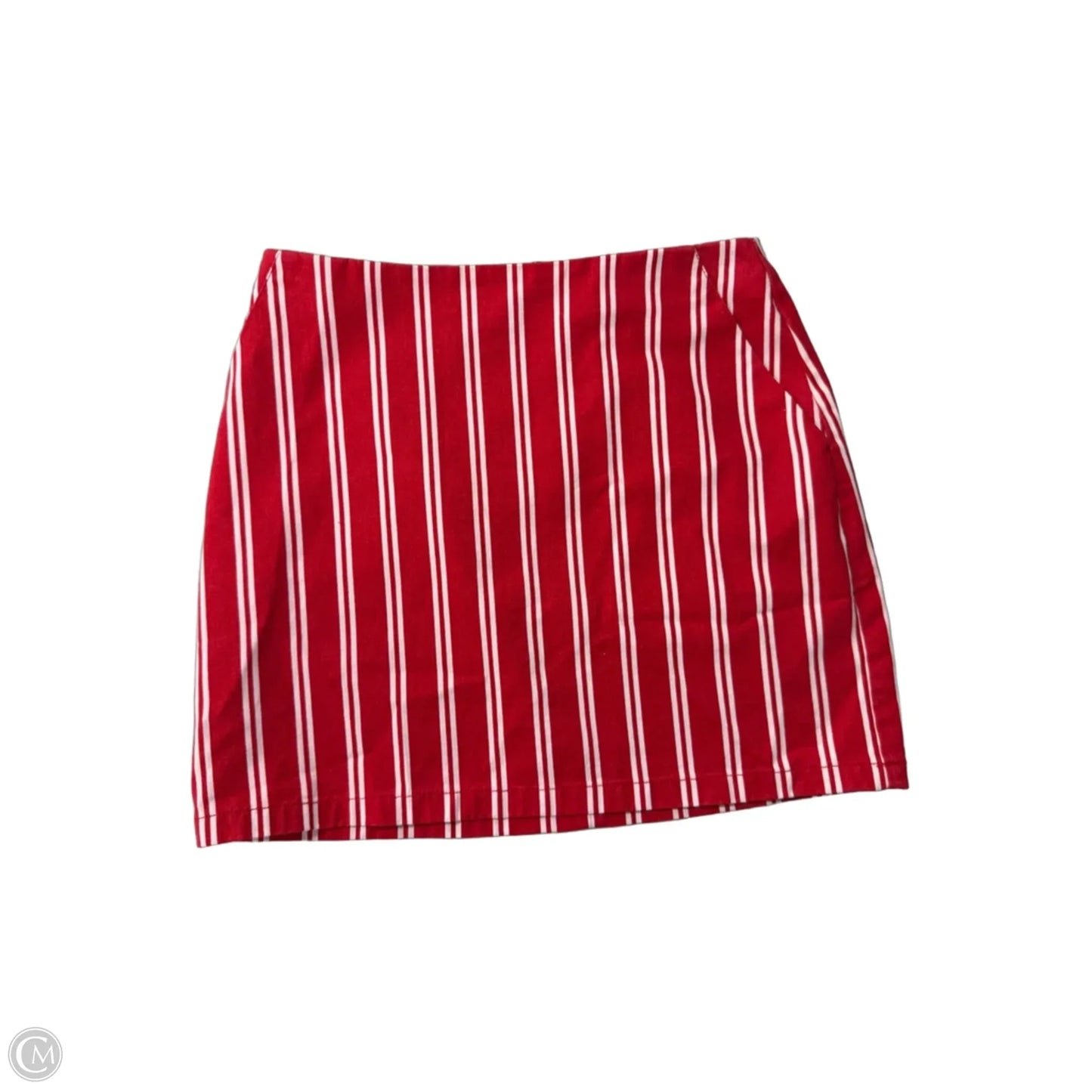 Skirt Mini & Short By Forever 21 In Red & White, Size: M