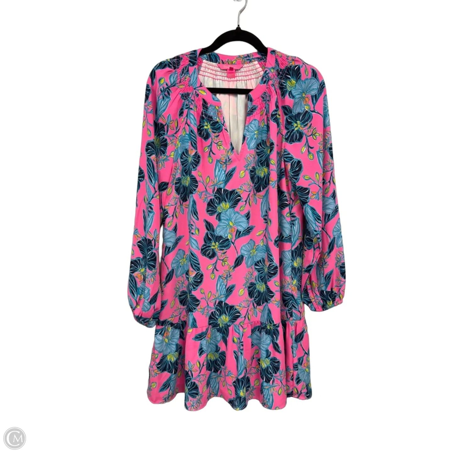 Dress Designer By Lilly Pulitzer In Blue & Pink, Size: M