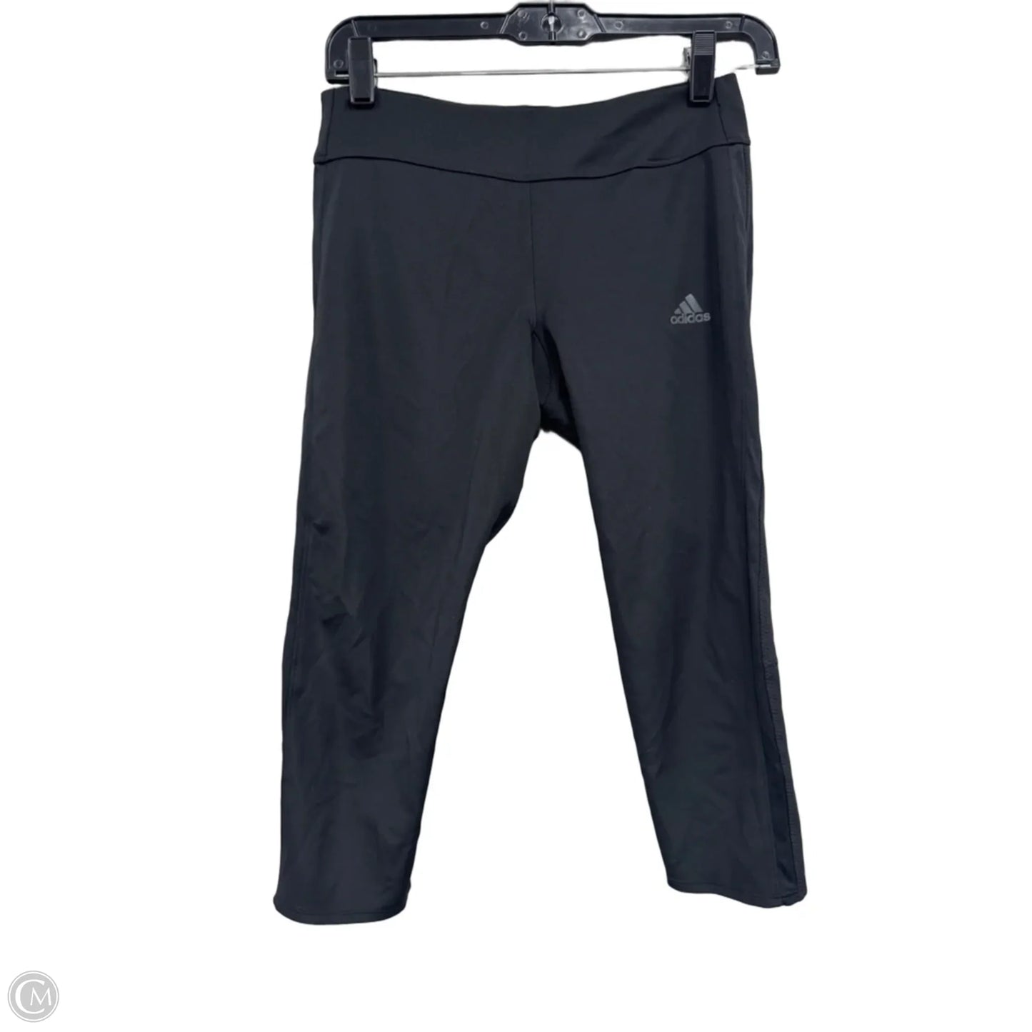 Athletic Leggings Capris By Adidas In Black, Size: S