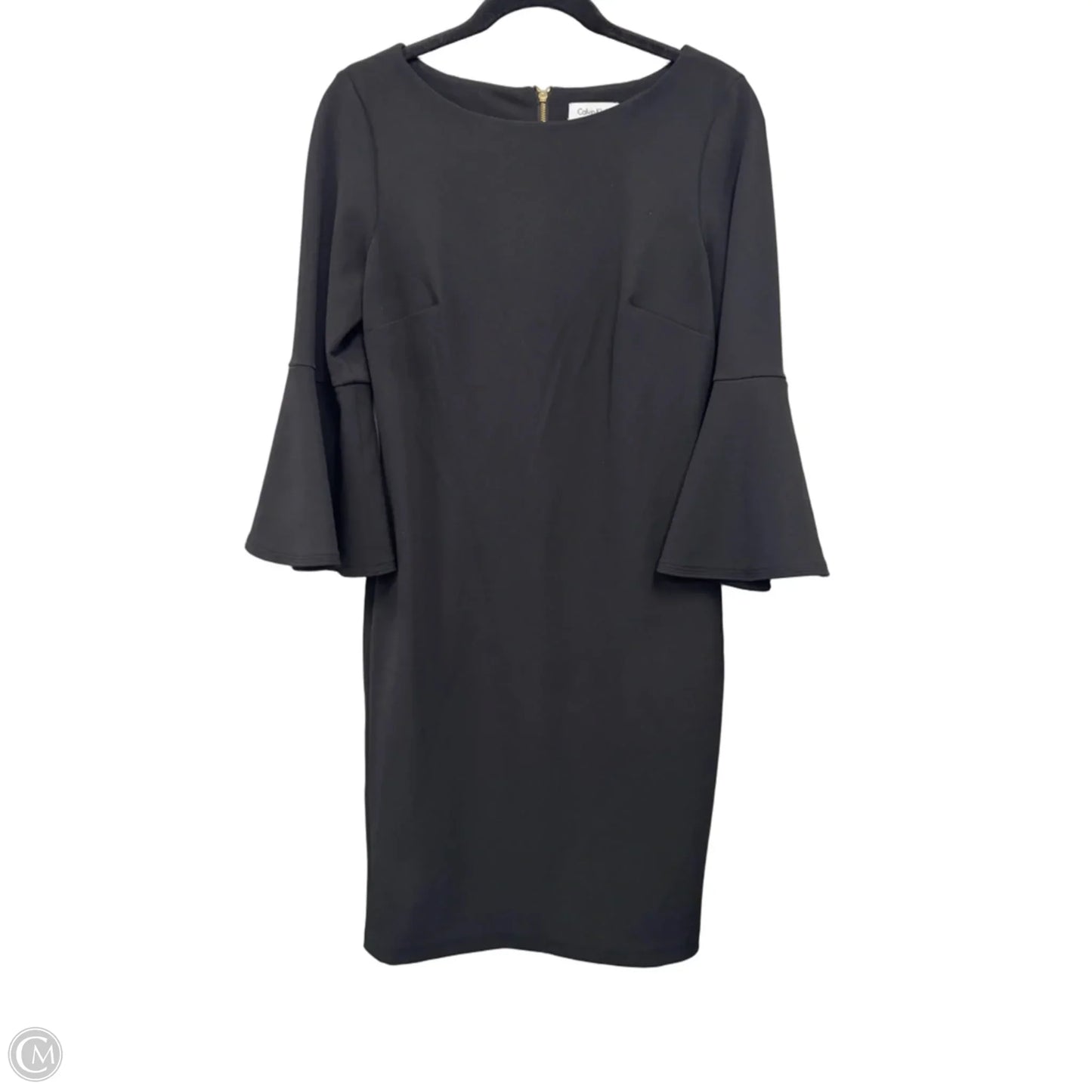 Dress Casual Midi By Calvin Klein In Black, Size: 6