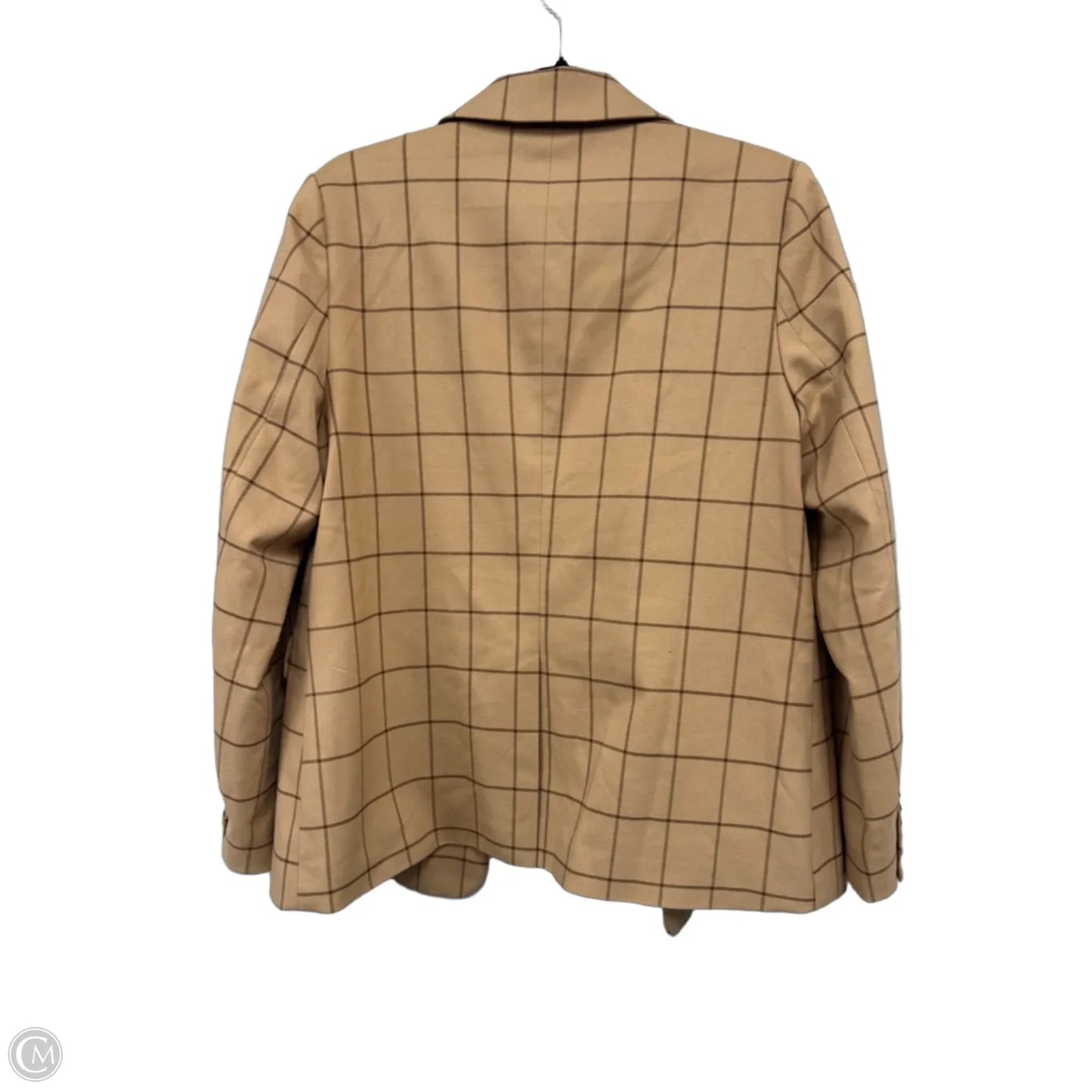 Blazer By Halogen In Brown & Tan, Size: L