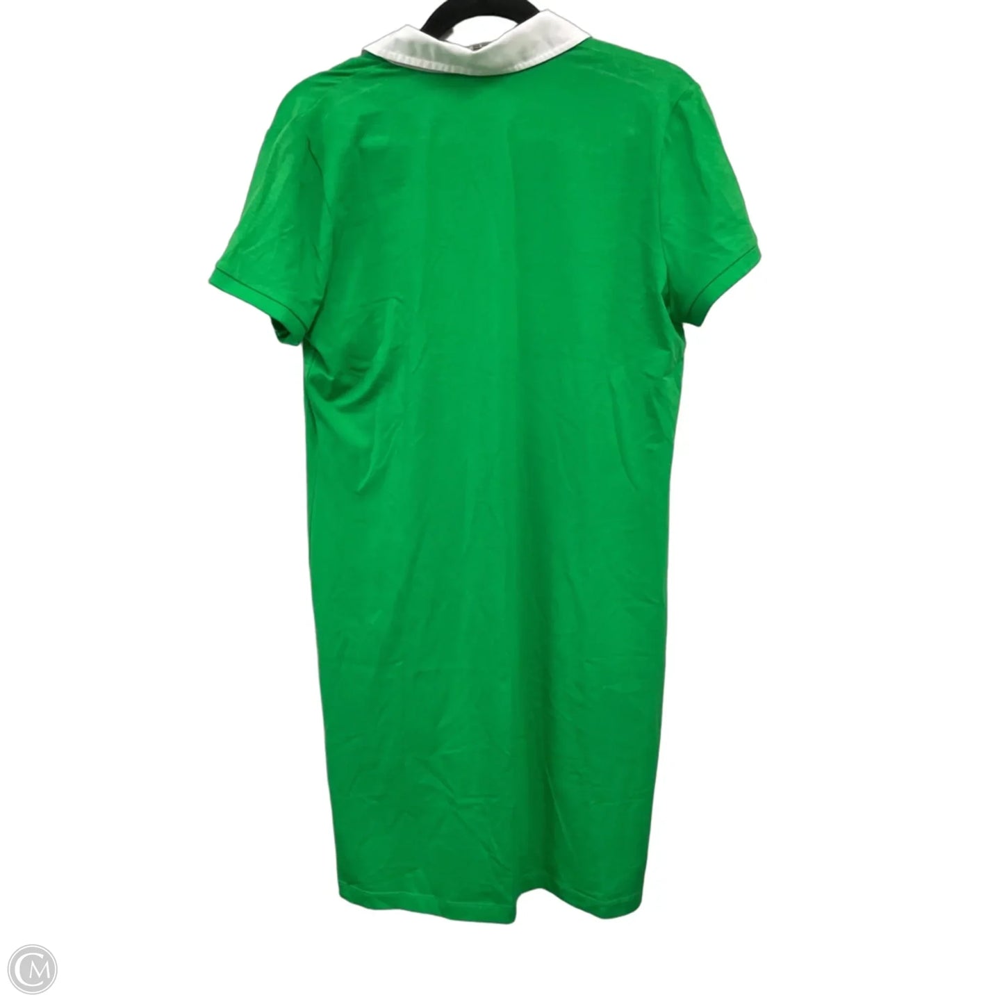 Dress Casual Short By Lauren By Ralph Lauren In Green & White, Size: L