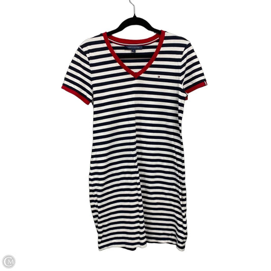 Dress Casual Short By Tommy Hilfiger In Blue & Red & White, Size: M