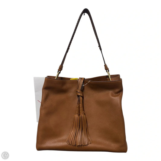 Handbag Leather By Vince Camuto, Size: Medium