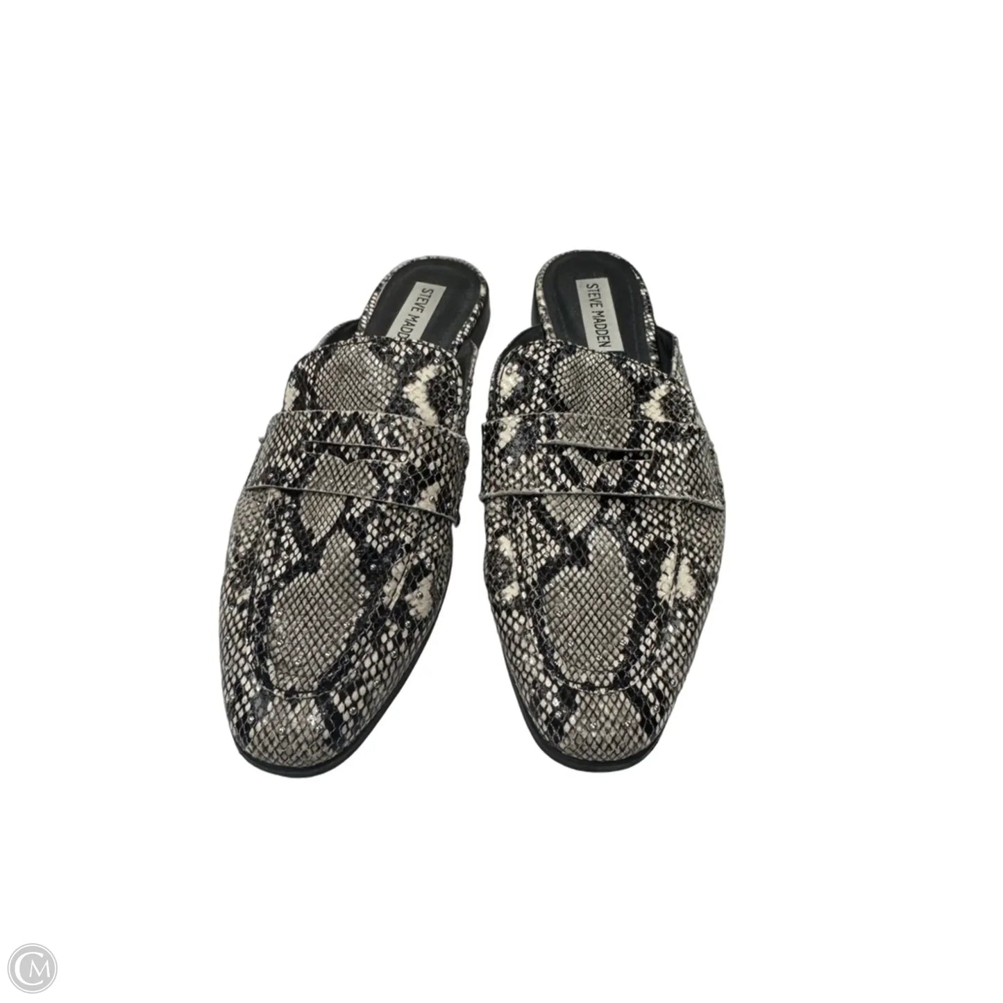 Shoes Flats By Steve Madden In Black & Cream, Size: 7.5