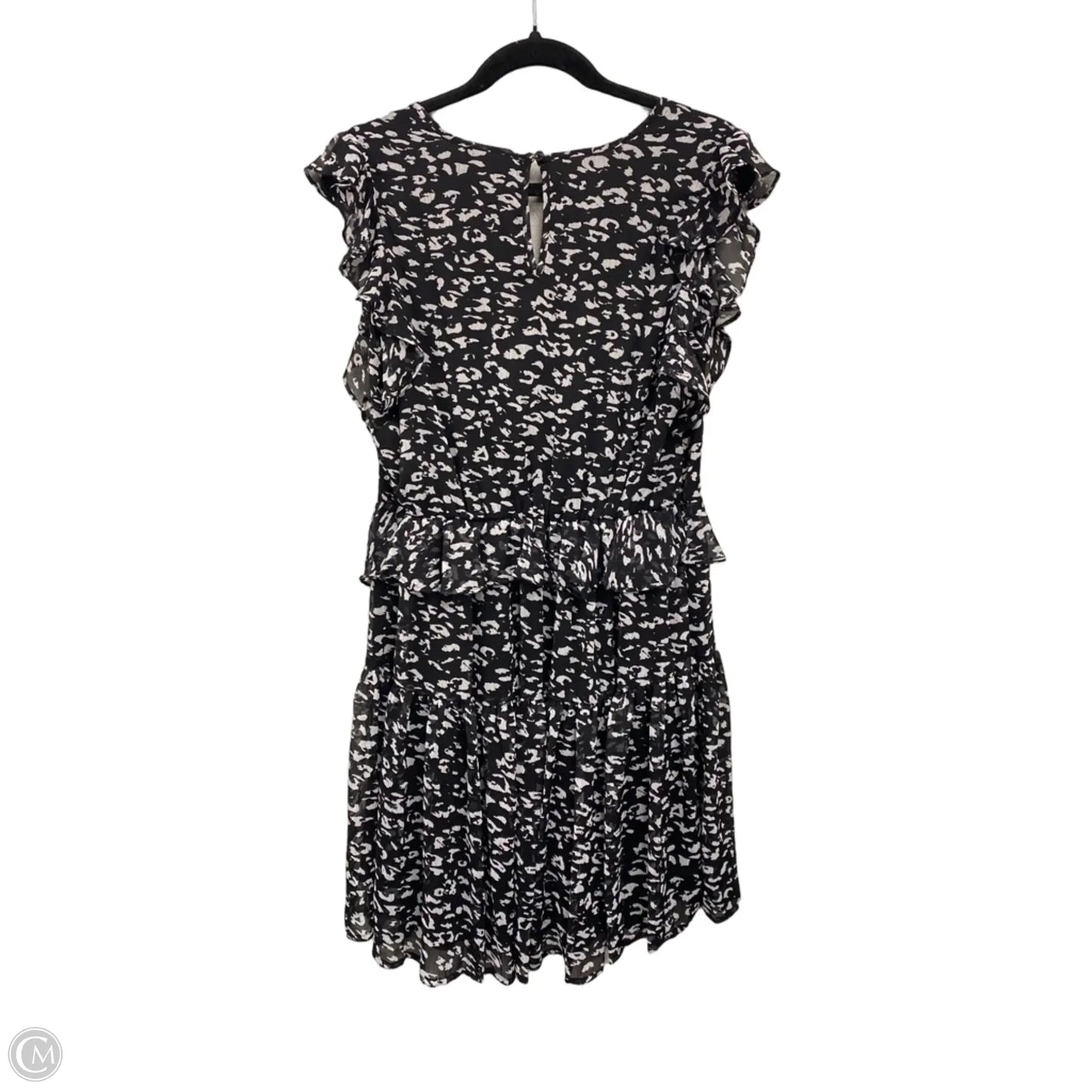 Dress Casual Short By Simply Vera In Black & White, Size: M