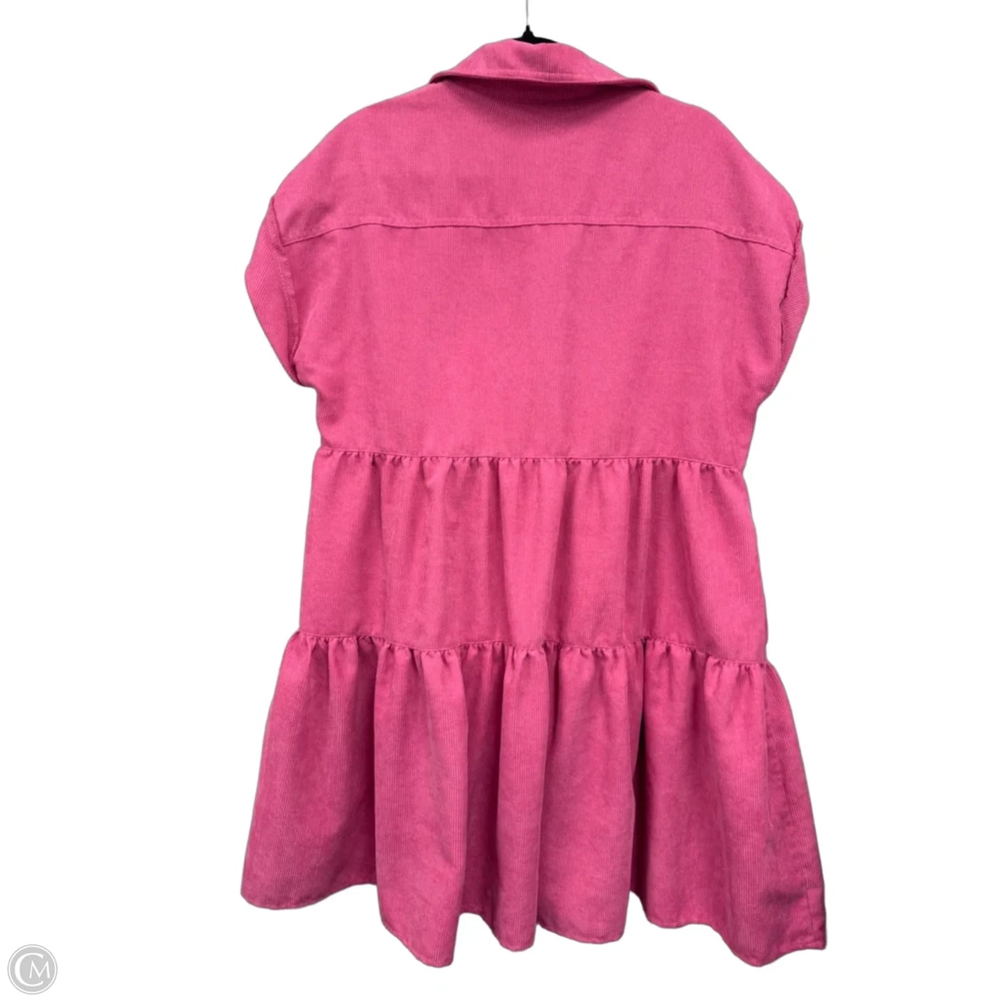 Dress Casual Short By Tcec In Pink, Size: L