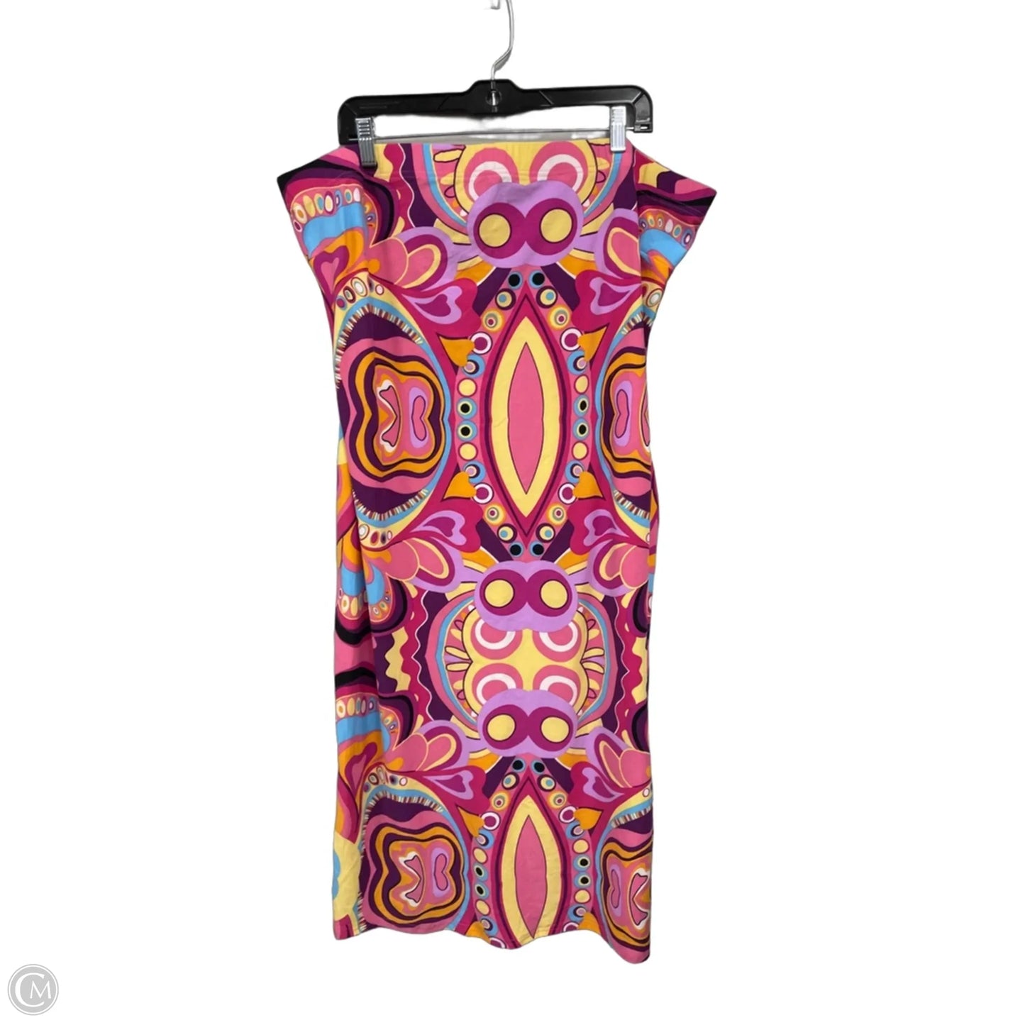 Skirt Maxi By Clothes Mentor In Purple & Yellow, Size: 3x