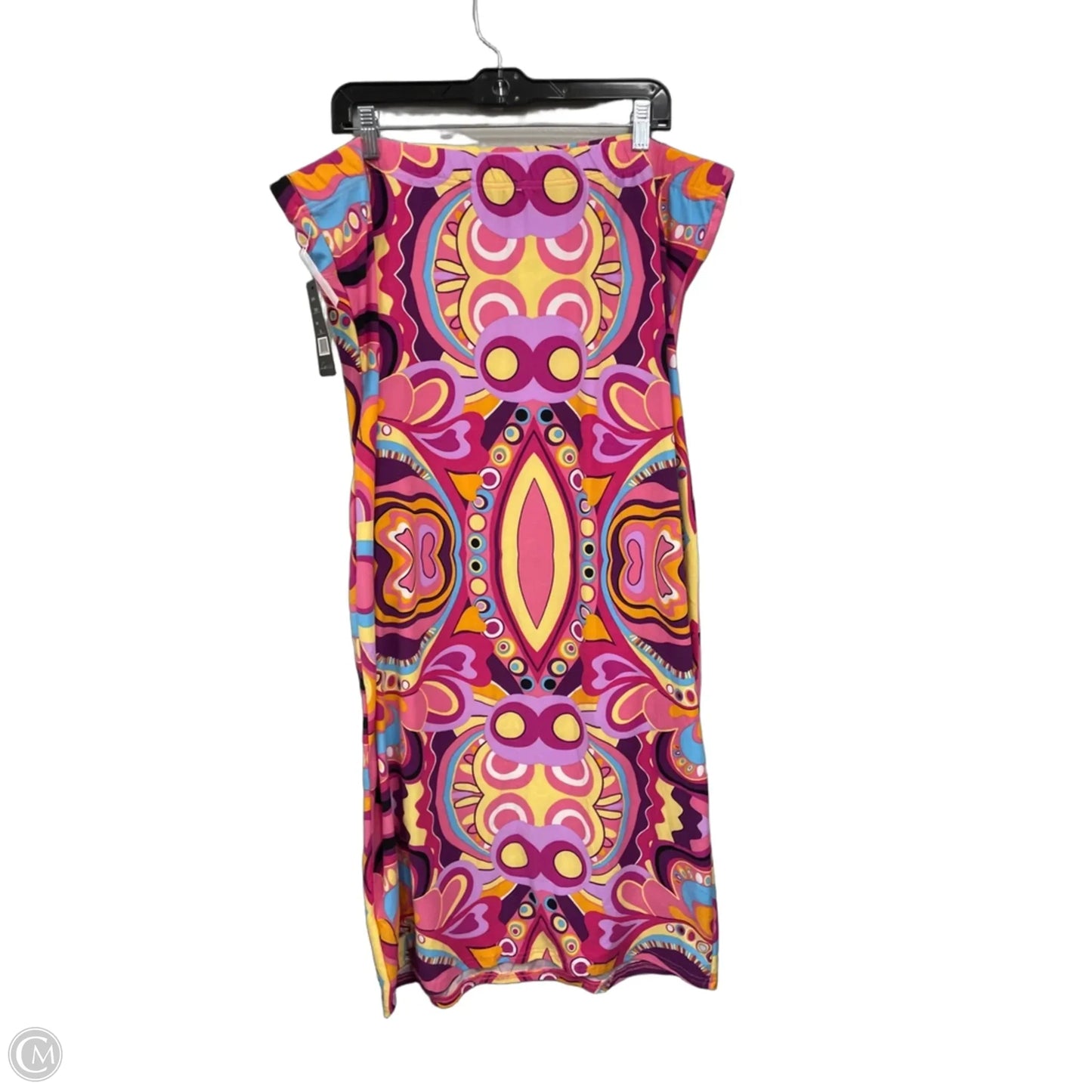 Skirt Maxi By Clothes Mentor In Purple & Yellow, Size: 3x
