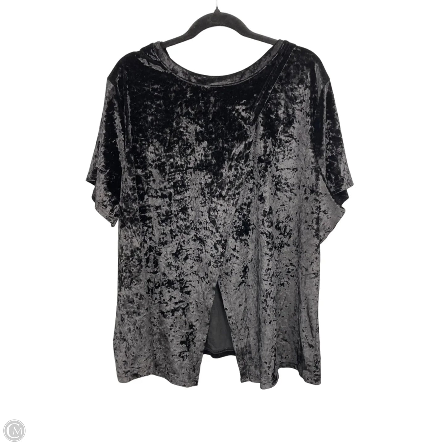 Top Short Sleeve By Boutique + In Black, Size: 3x