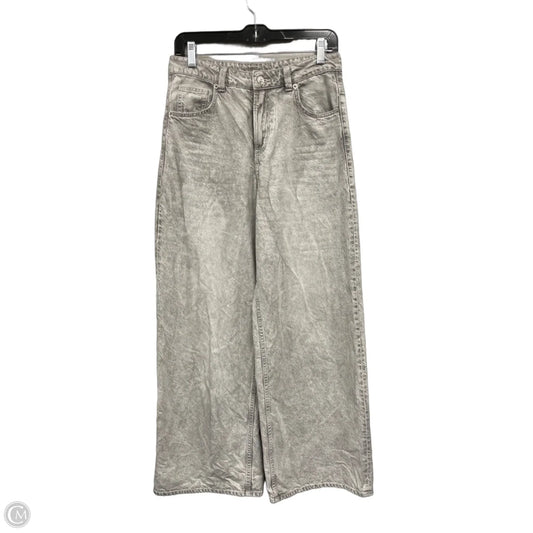 Jeans Wide Leg By Divided In Grey, Size: 4
