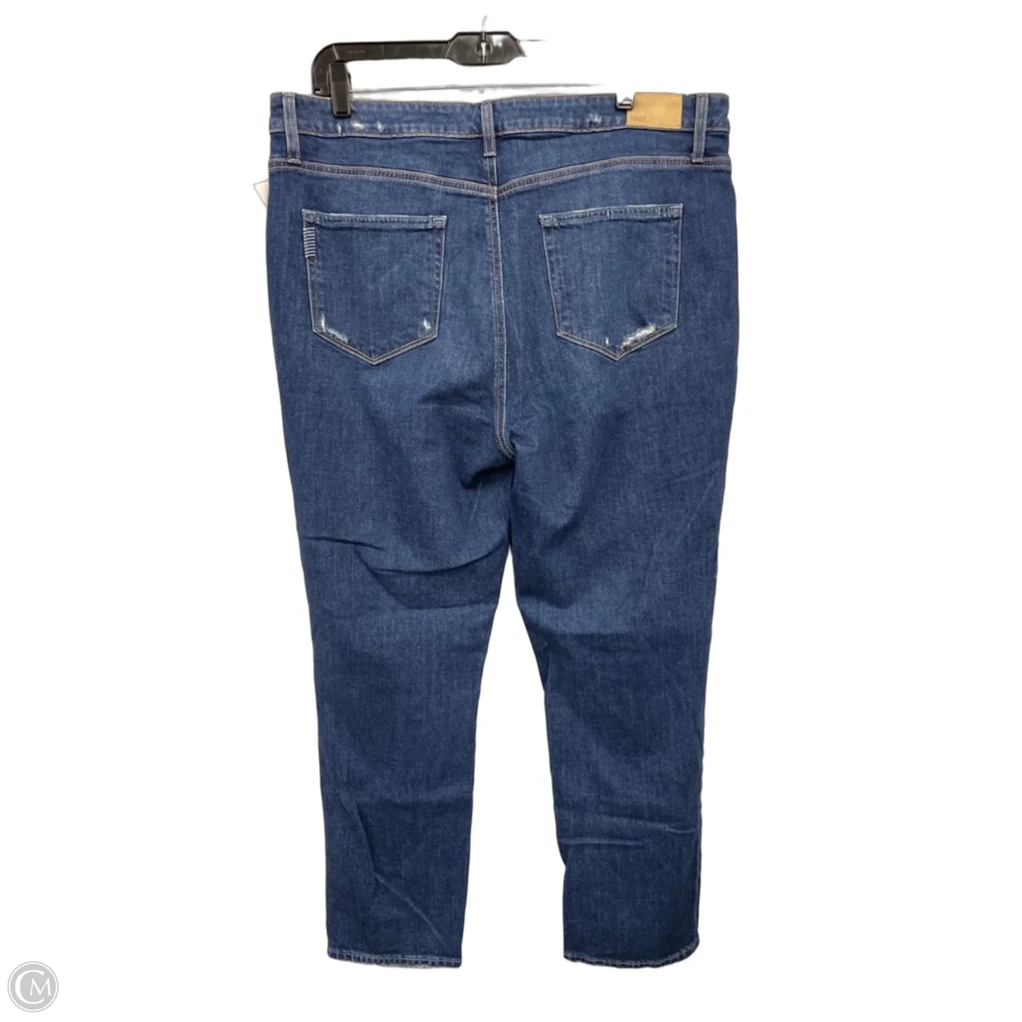Jeans Straight By Paige In Blue, Size: 18