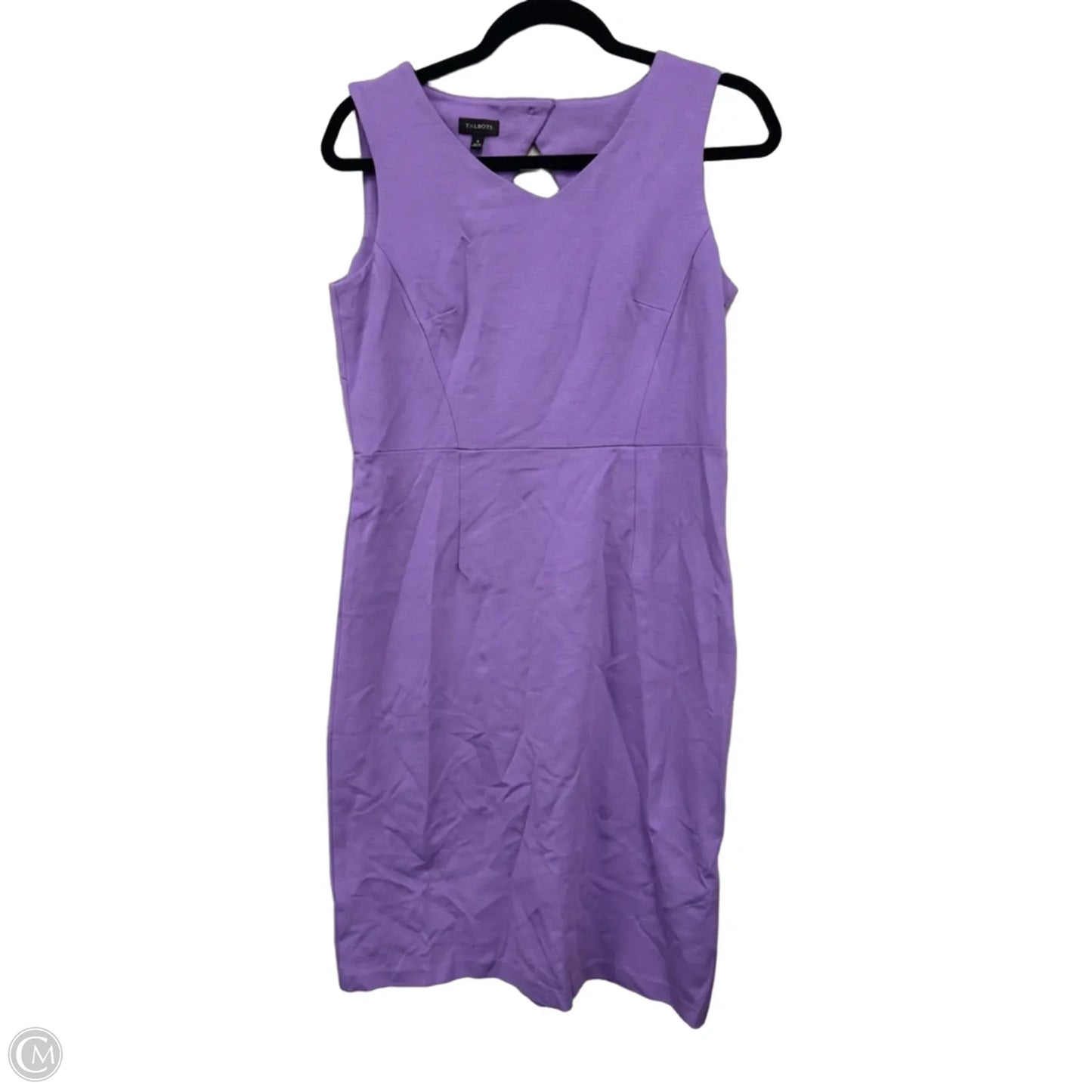 Dress Casual Midi By Talbots In Purple, Size: 4