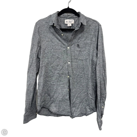 Top Long Sleeve By Clothes Mentor In Grey, Size: M
