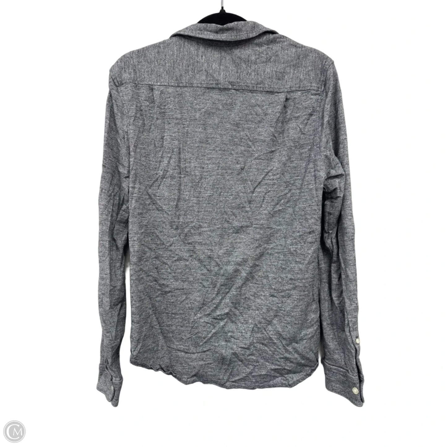 Top Long Sleeve By Clothes Mentor In Grey, Size: M