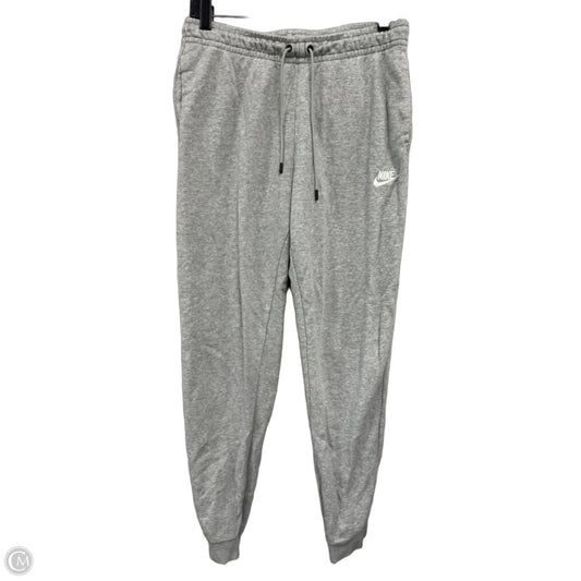Athletic Pants By Nike Apparel In Grey, Size: M