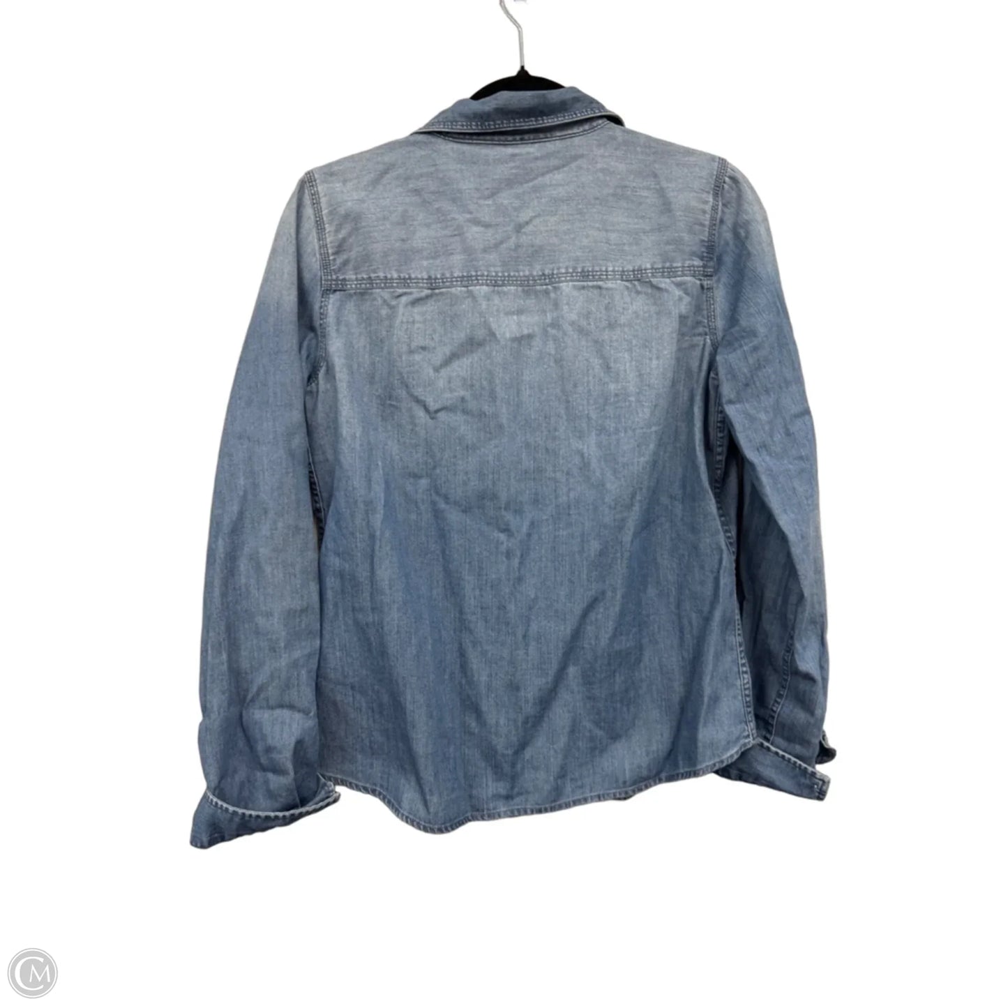 Top Long Sleeve By Clothes Mentor In Blue, Size: M