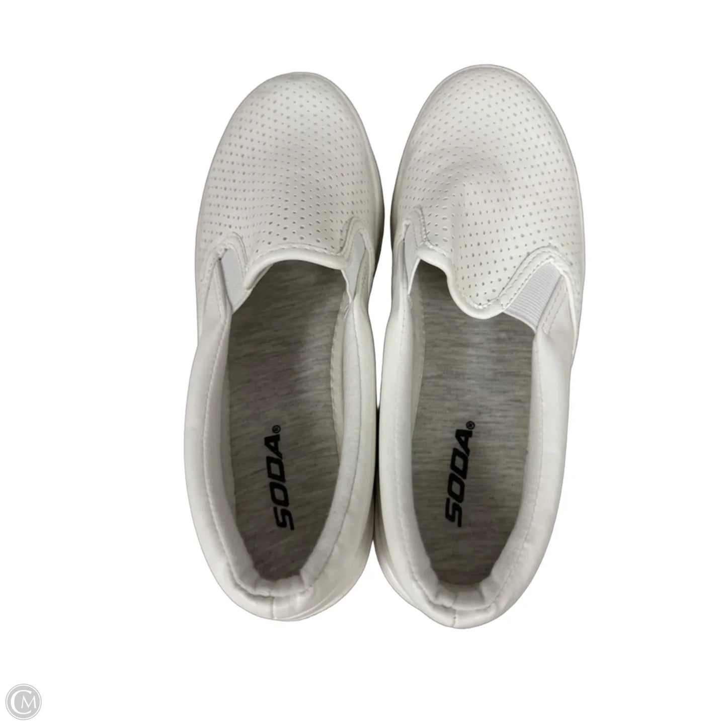 Shoes Sneakers By Soda In White, Size: 8