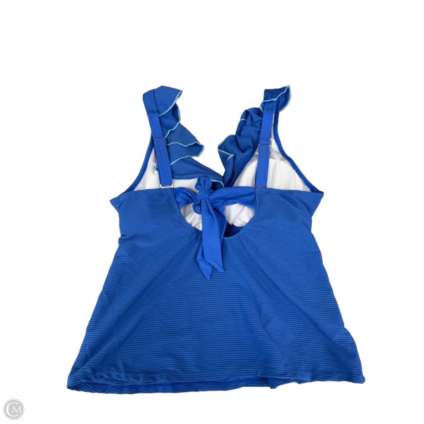 Swimsuit 2pc By Clothes Mentor In Blue & Pink, Size: L