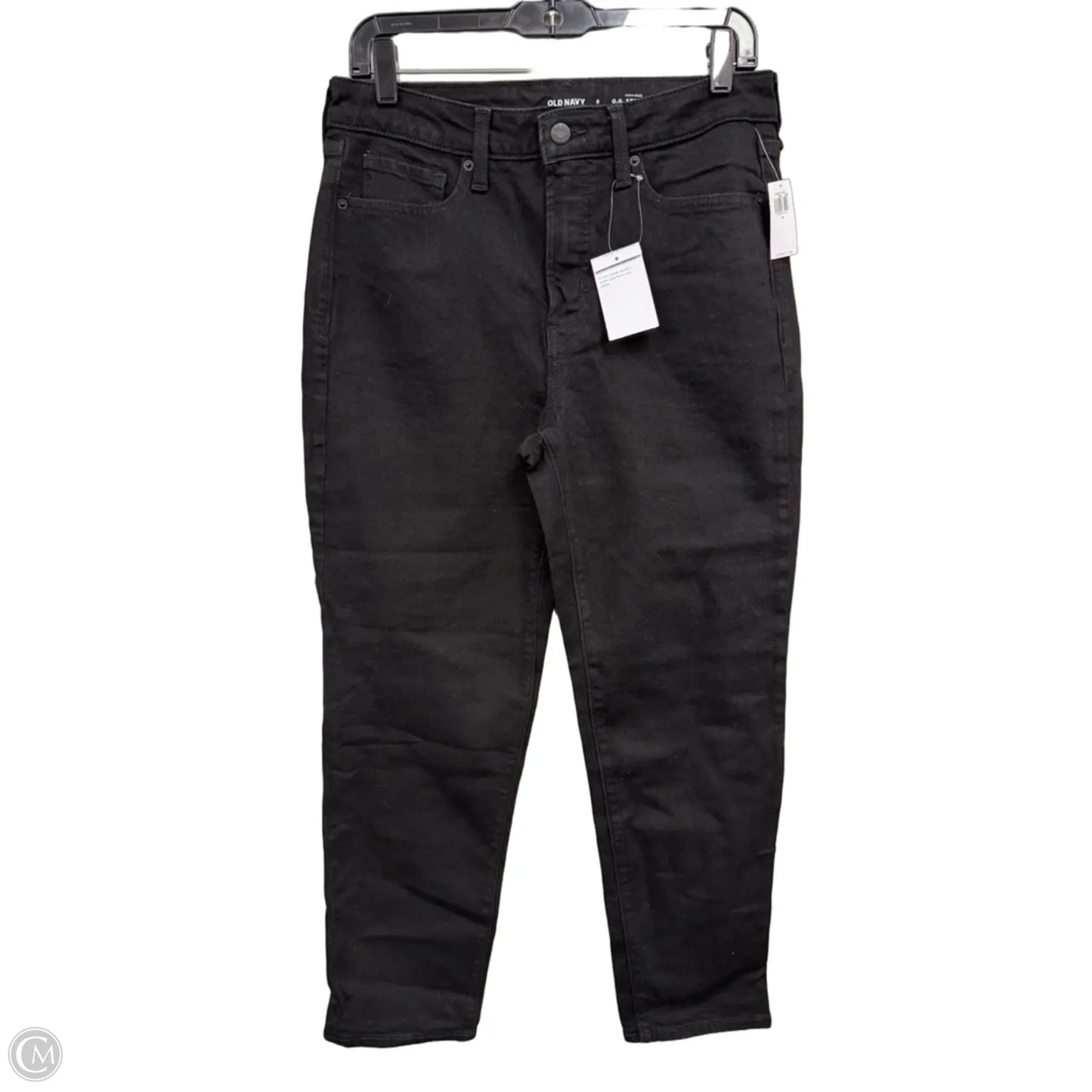 Jeans Straight By Old Navy In Black, Size: 8