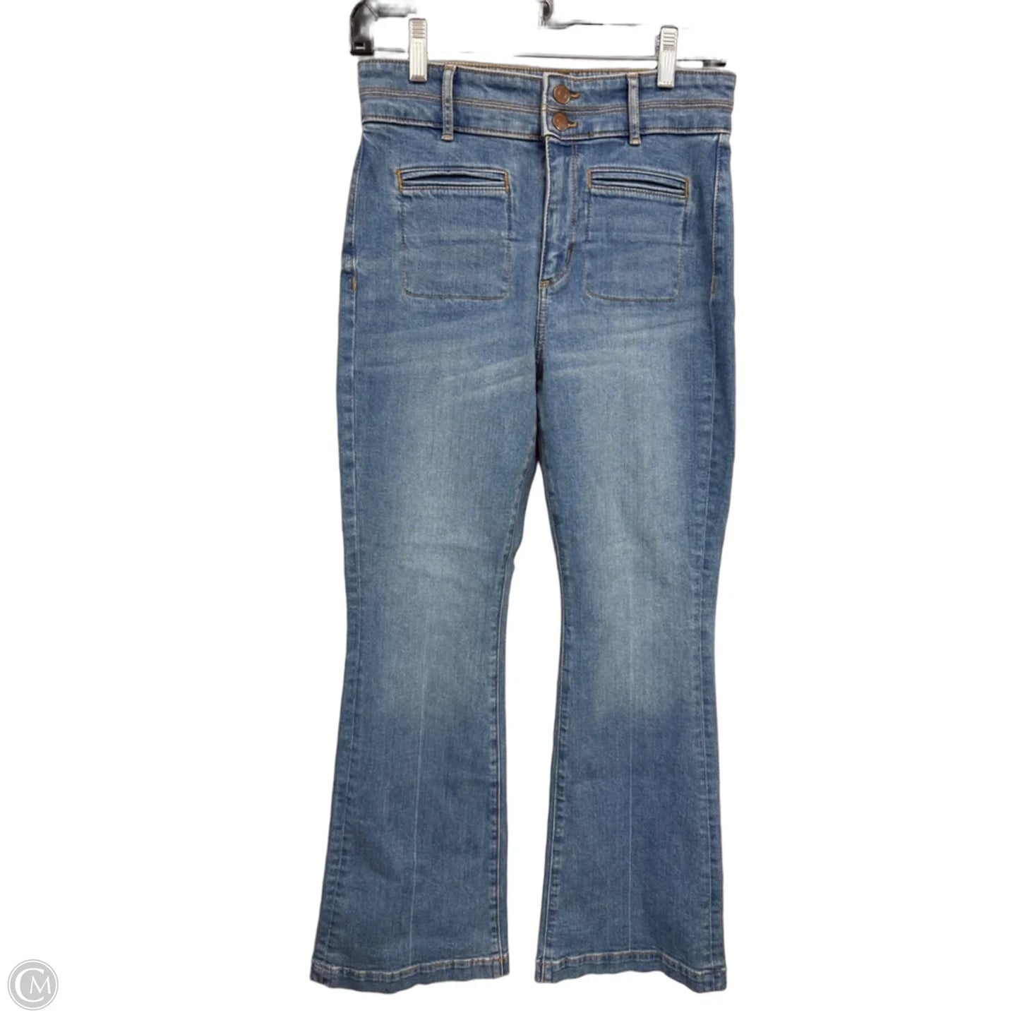 Jeans Flared By Loft In Blue, Size: 4