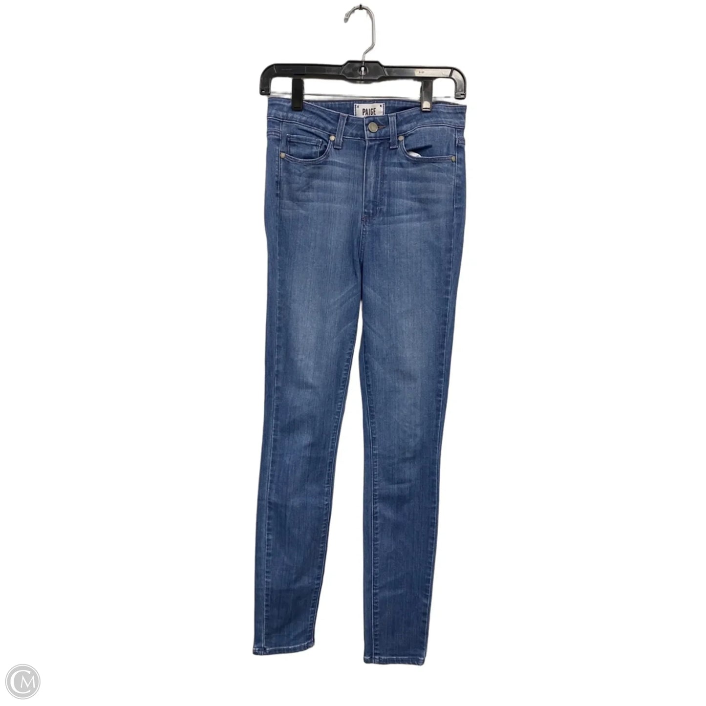 Jeans Skinny By Paige In Blue, Size: 4
