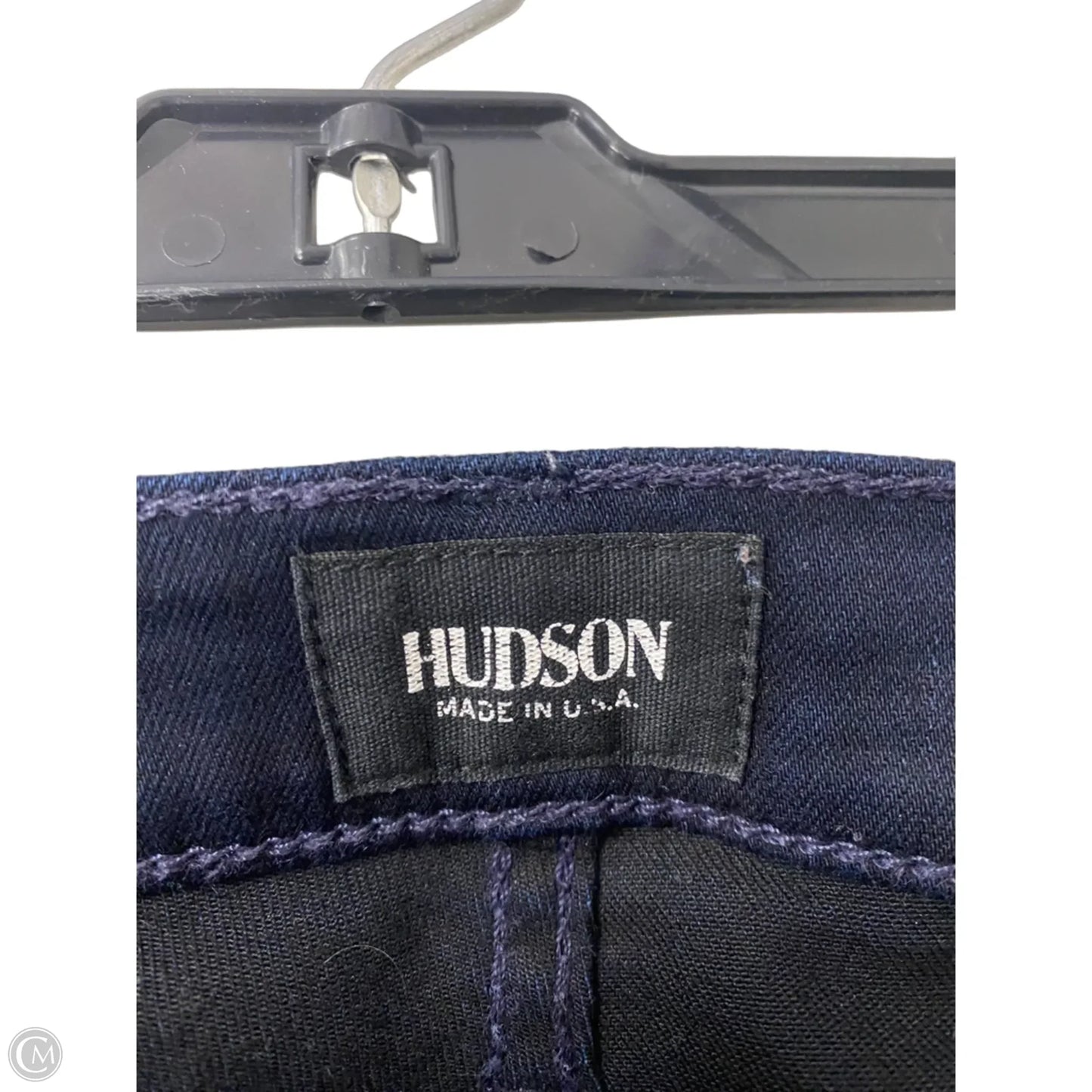 Jeans Skinny By Hudson In Navy, Size: 4