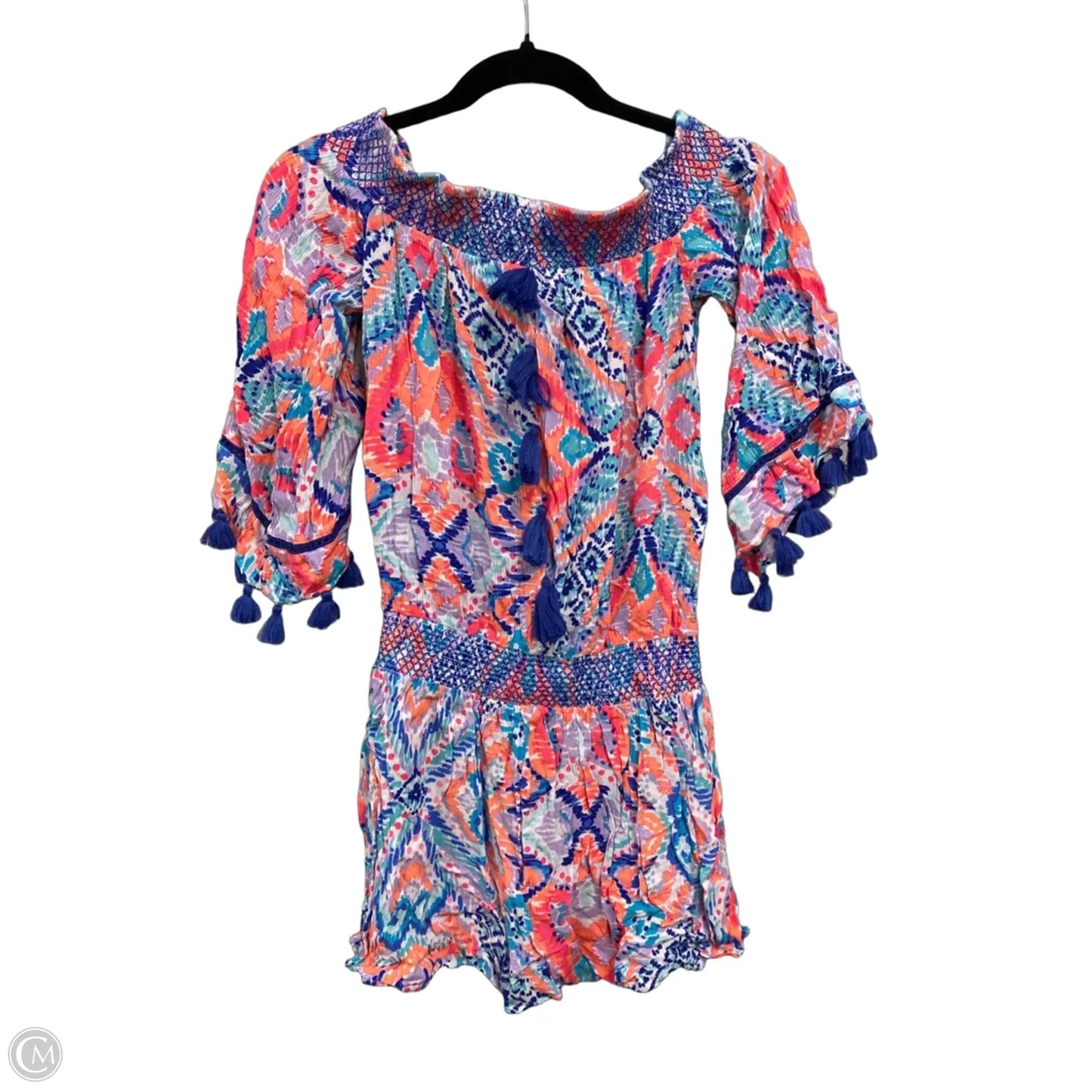 Dress Designer By Lilly Pulitzer In Blue & Orange, Size: Xs