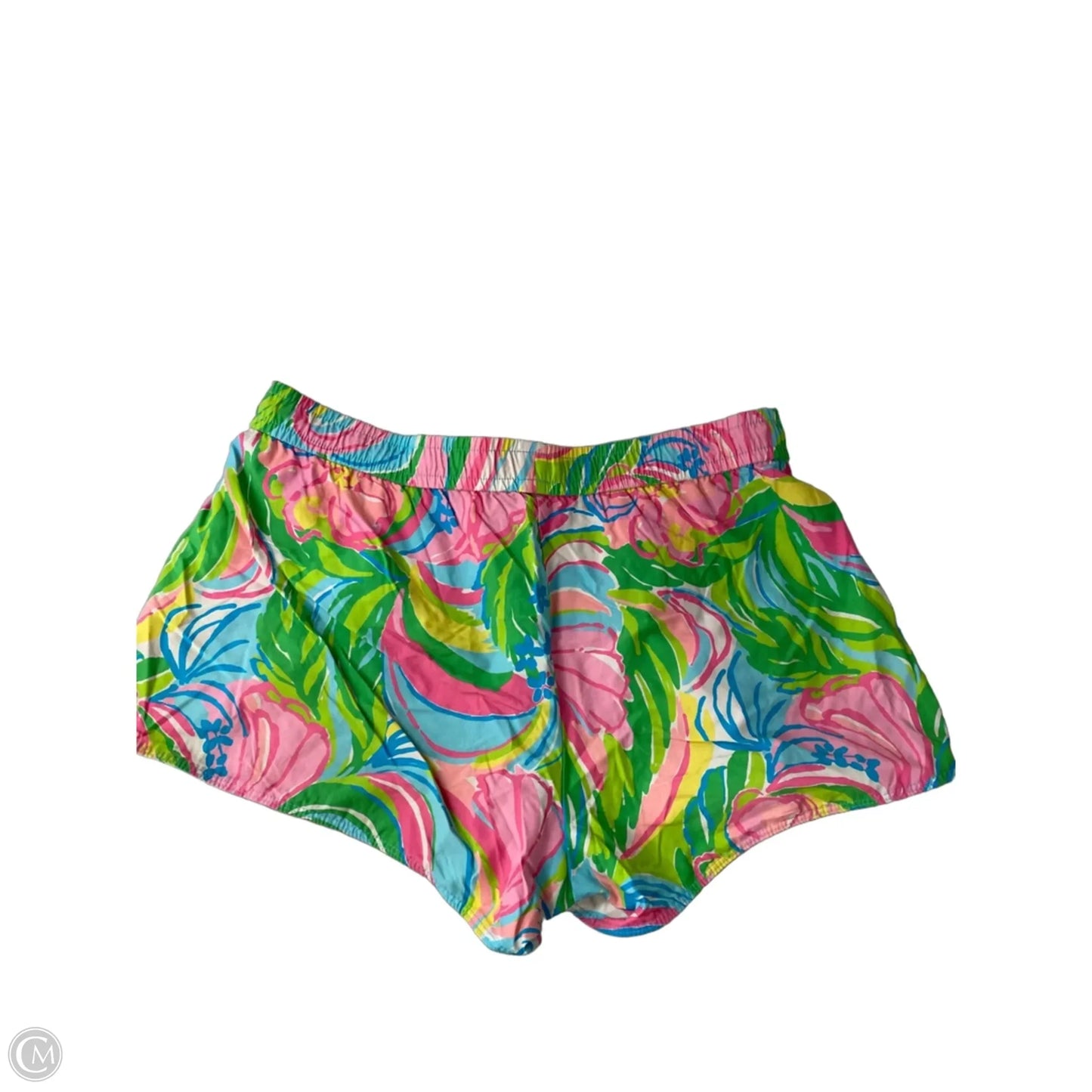 Shorts Designer By Lilly Pulitzer In Green & Pink, Size: M