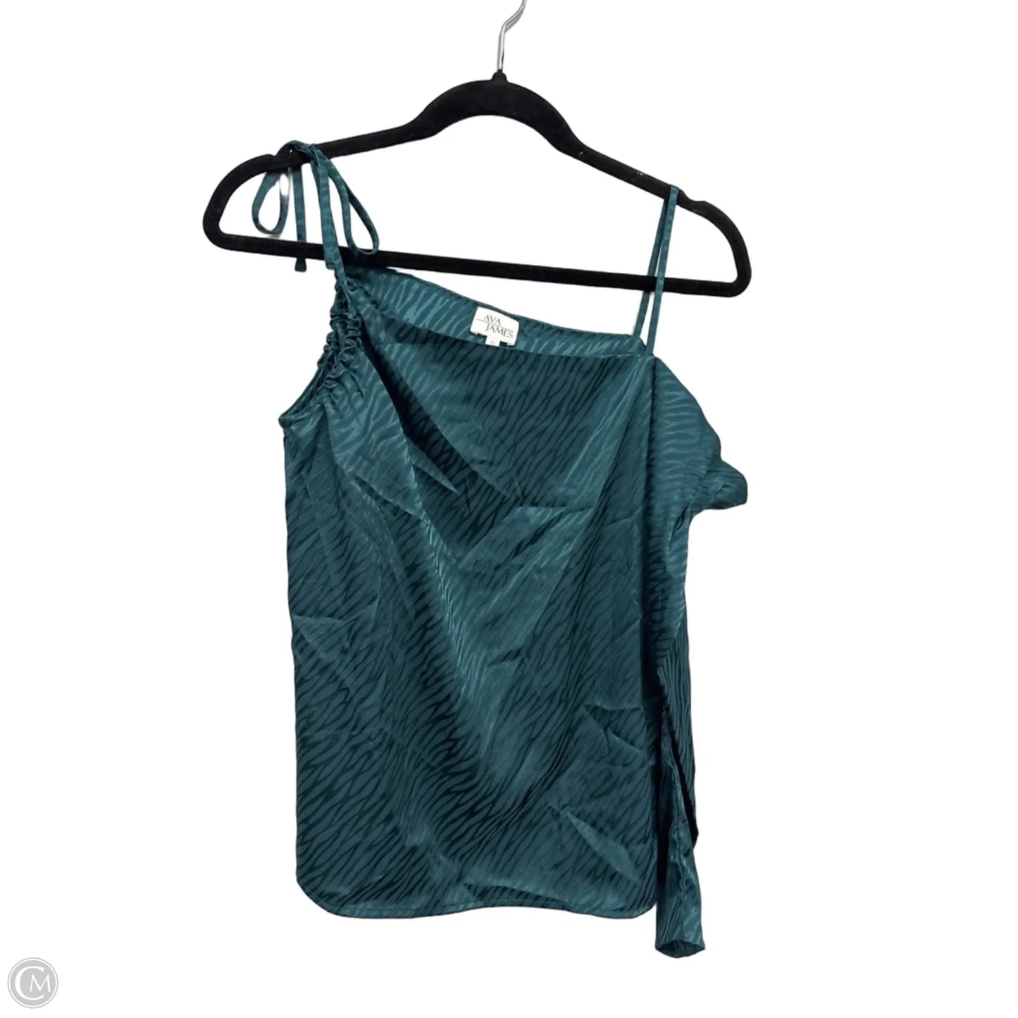 Top Long Sleeve By Ava James In Green, Size: Xs
