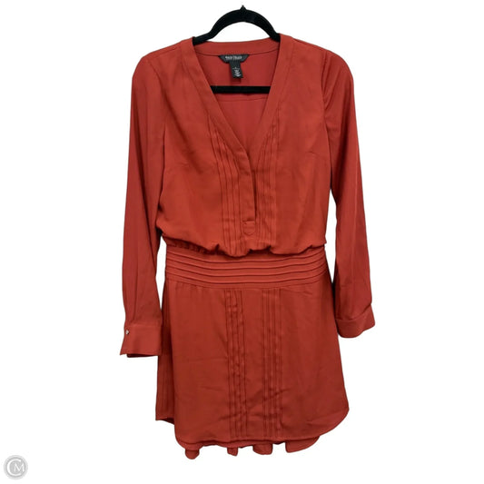 Dress Casual Short By White House Black Market In Copper, Size: 0