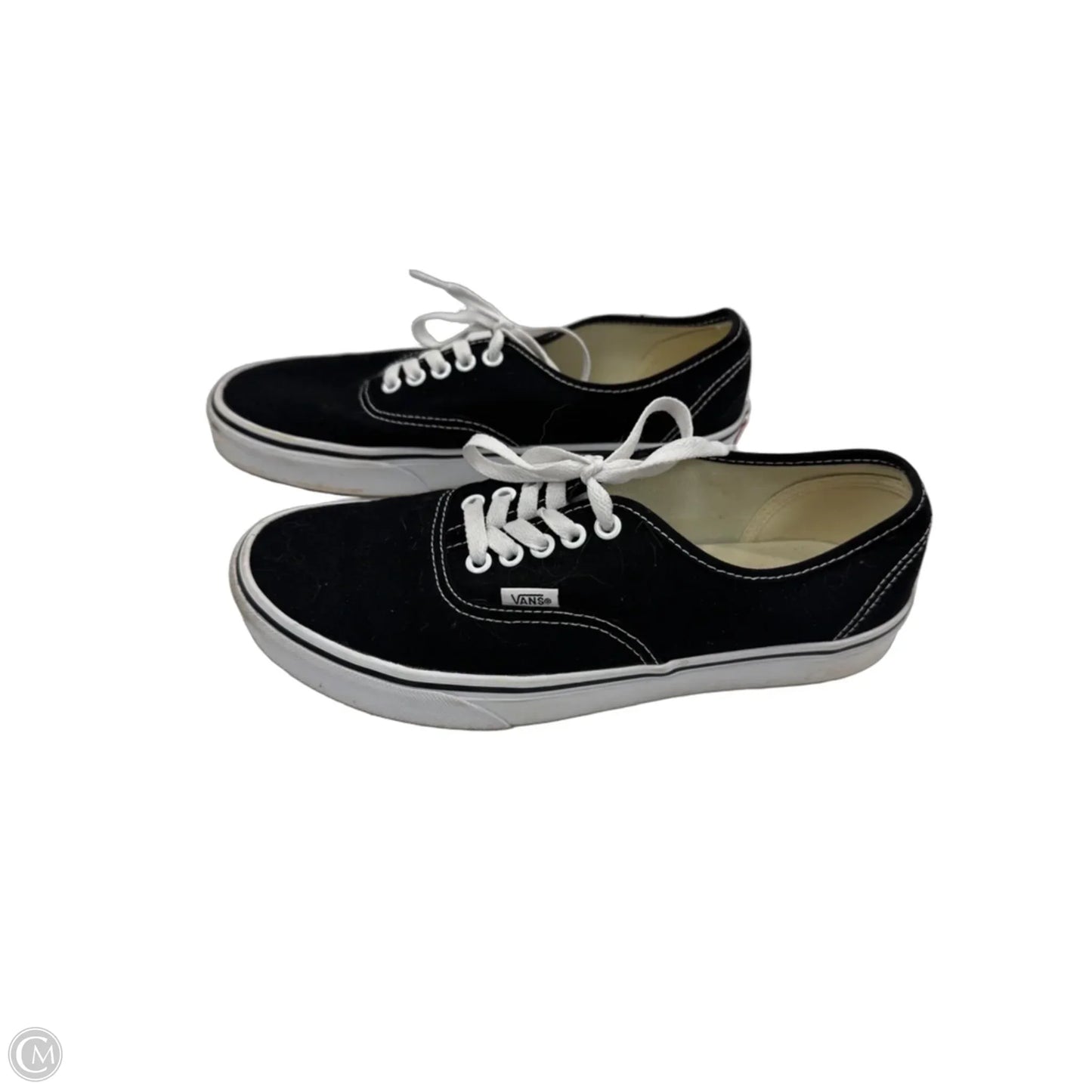 Shoes Sneakers By Vans In Black & White, Size: 10