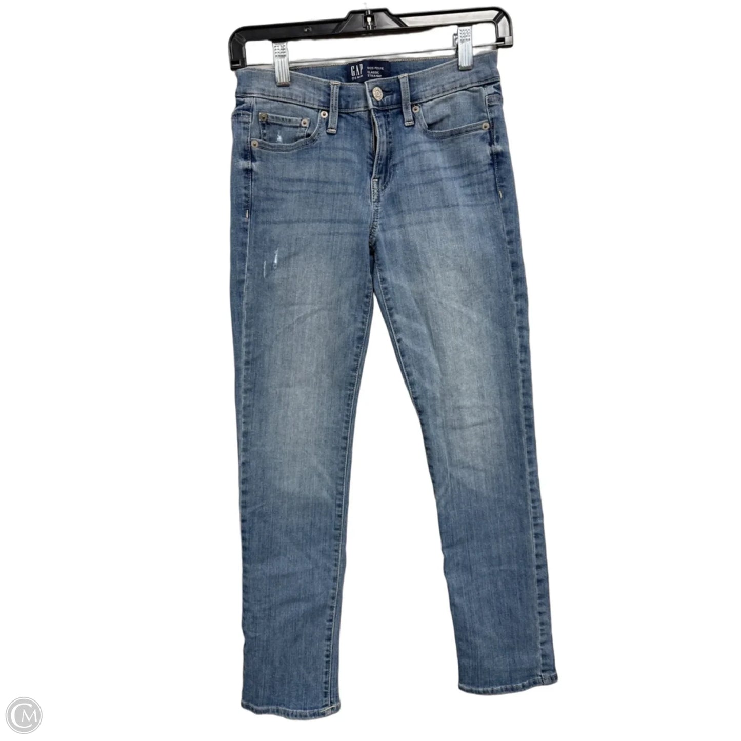 Jeans Straight By Gap In Blue, Size: 0
