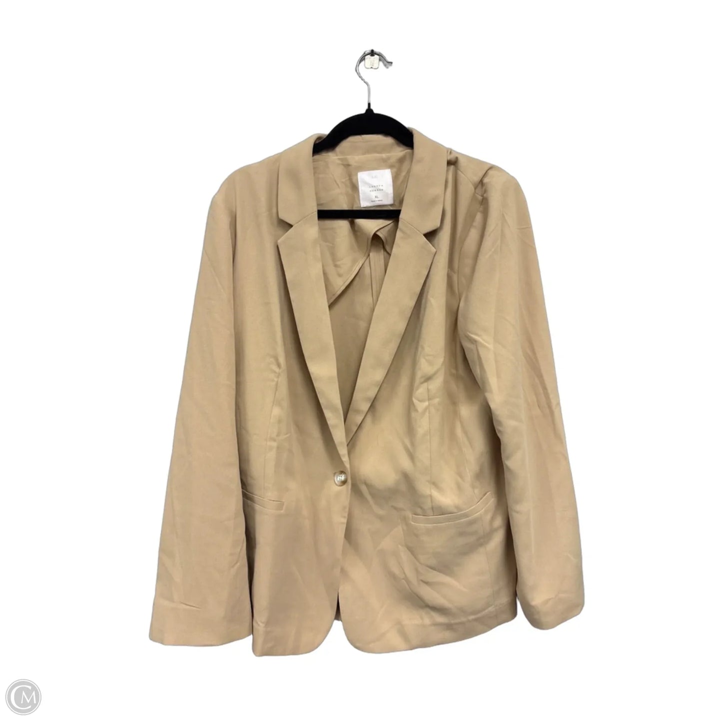 Blazer By Lc Lauren Conrad In Tan, Size: Xl