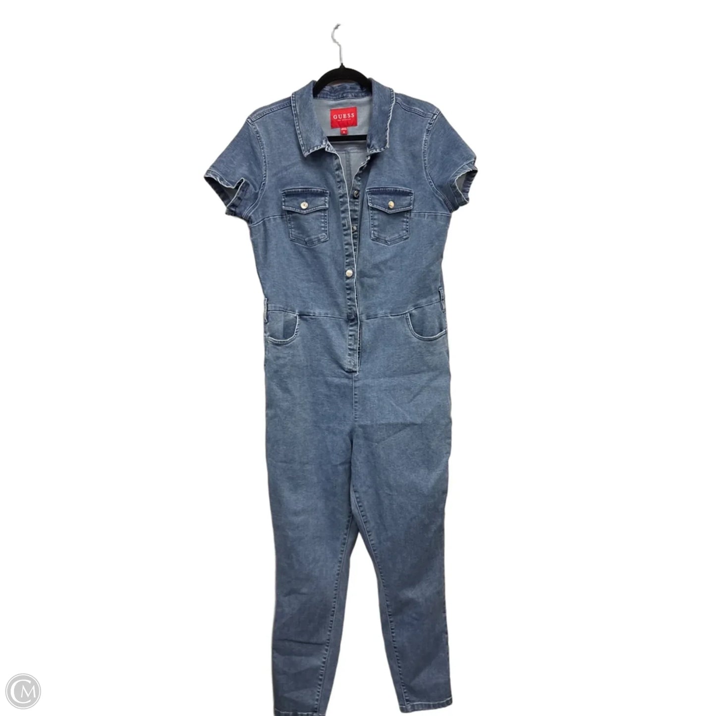 Jumpsuit By Guess In Blue, Size: Xl