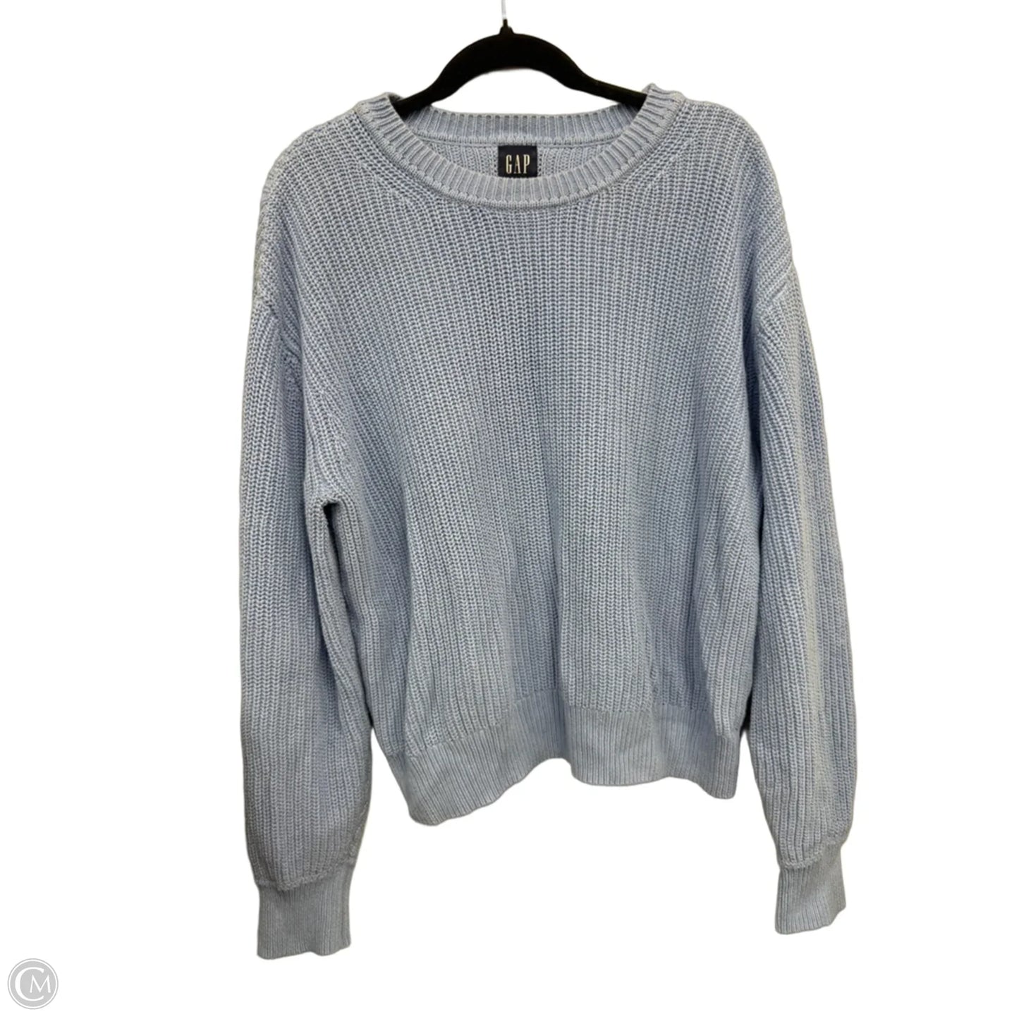 Sweater By Gap In Blue, Size: L