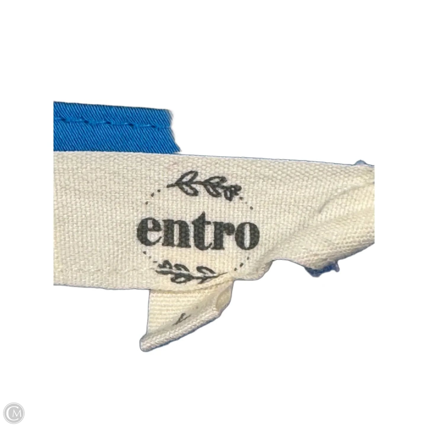 Top Short Sleeve By Entro In Blue, Size: L