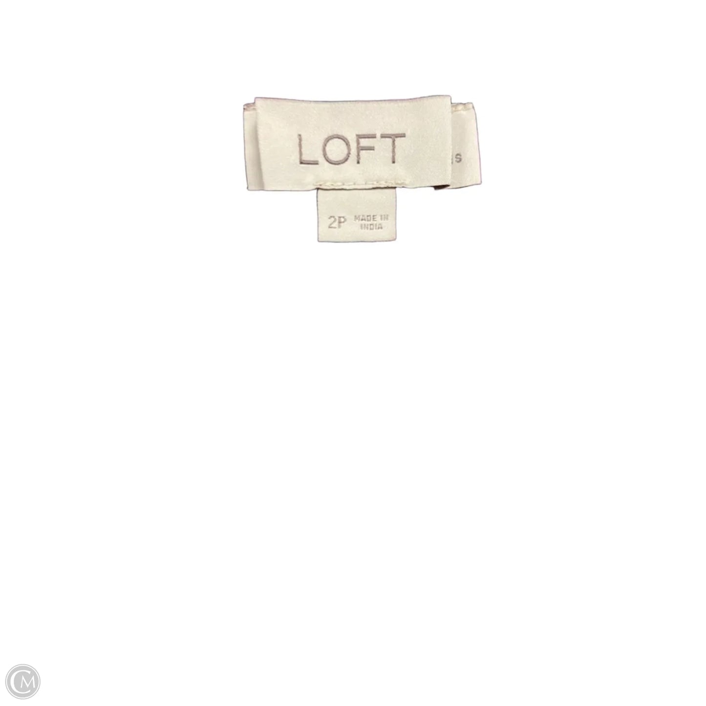 Dress Casual Midi By Loft In Black & Pink, Size: 2p
