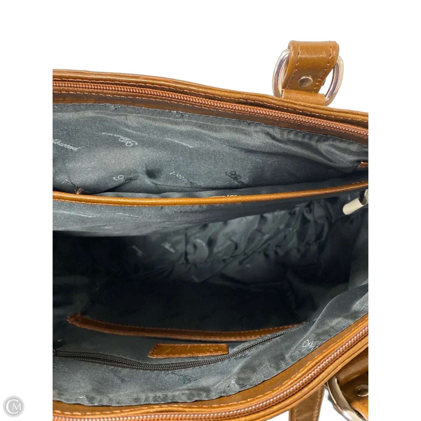 Handbag Leather By Clothes Mentor, Size: Large