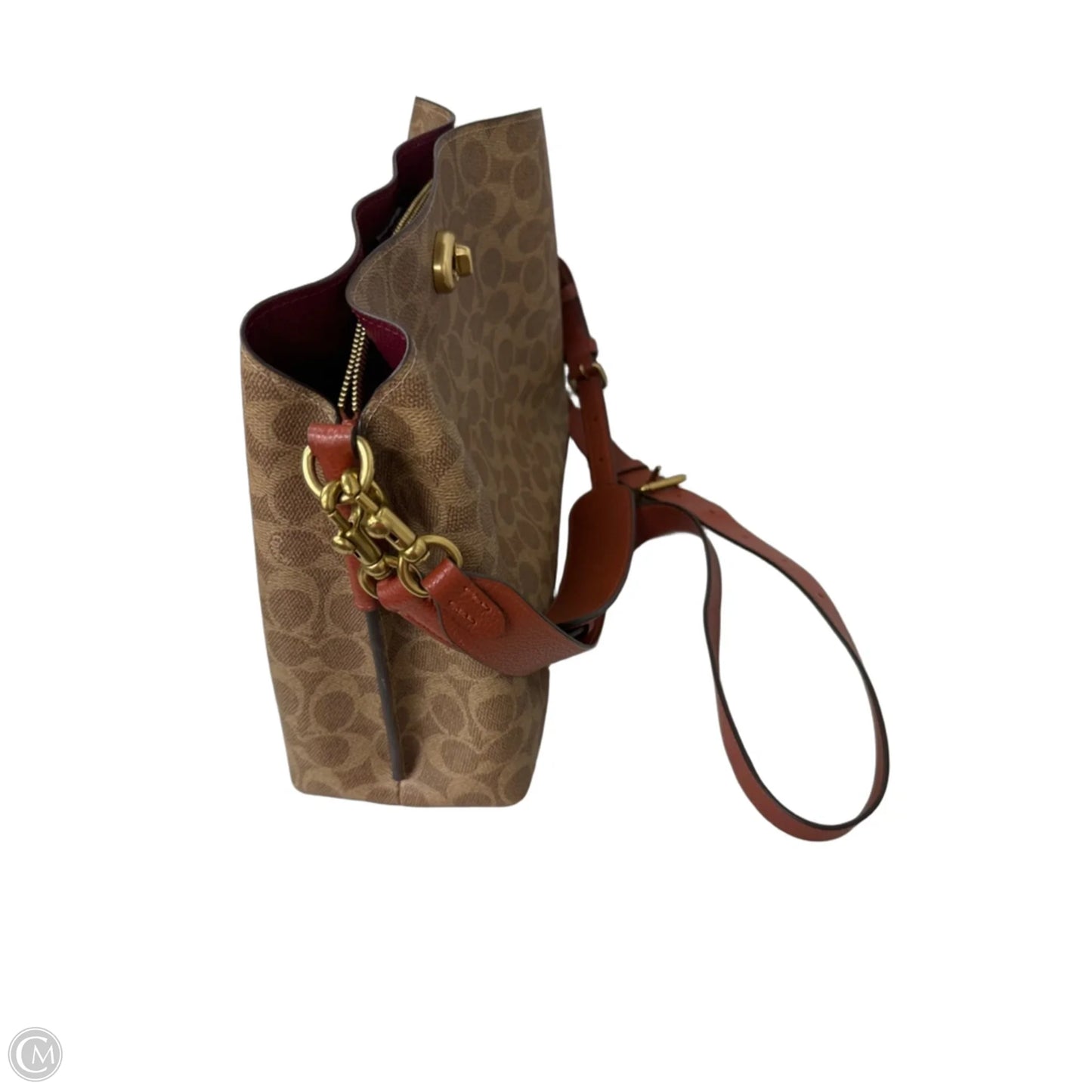 Crossbody Designer By Coach, Size: Medium