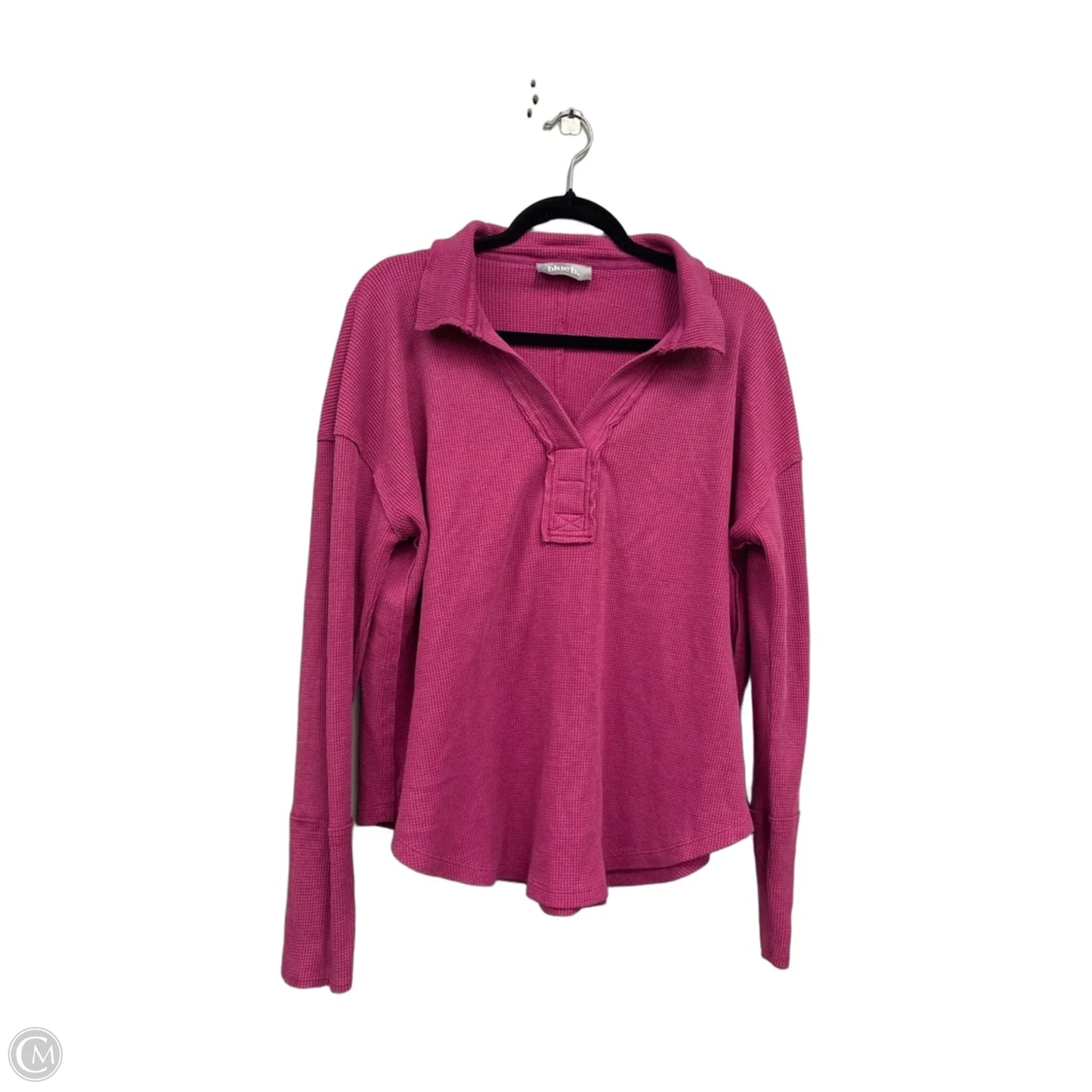 Top Long Sleeve By Blue B In Pink, Size: L