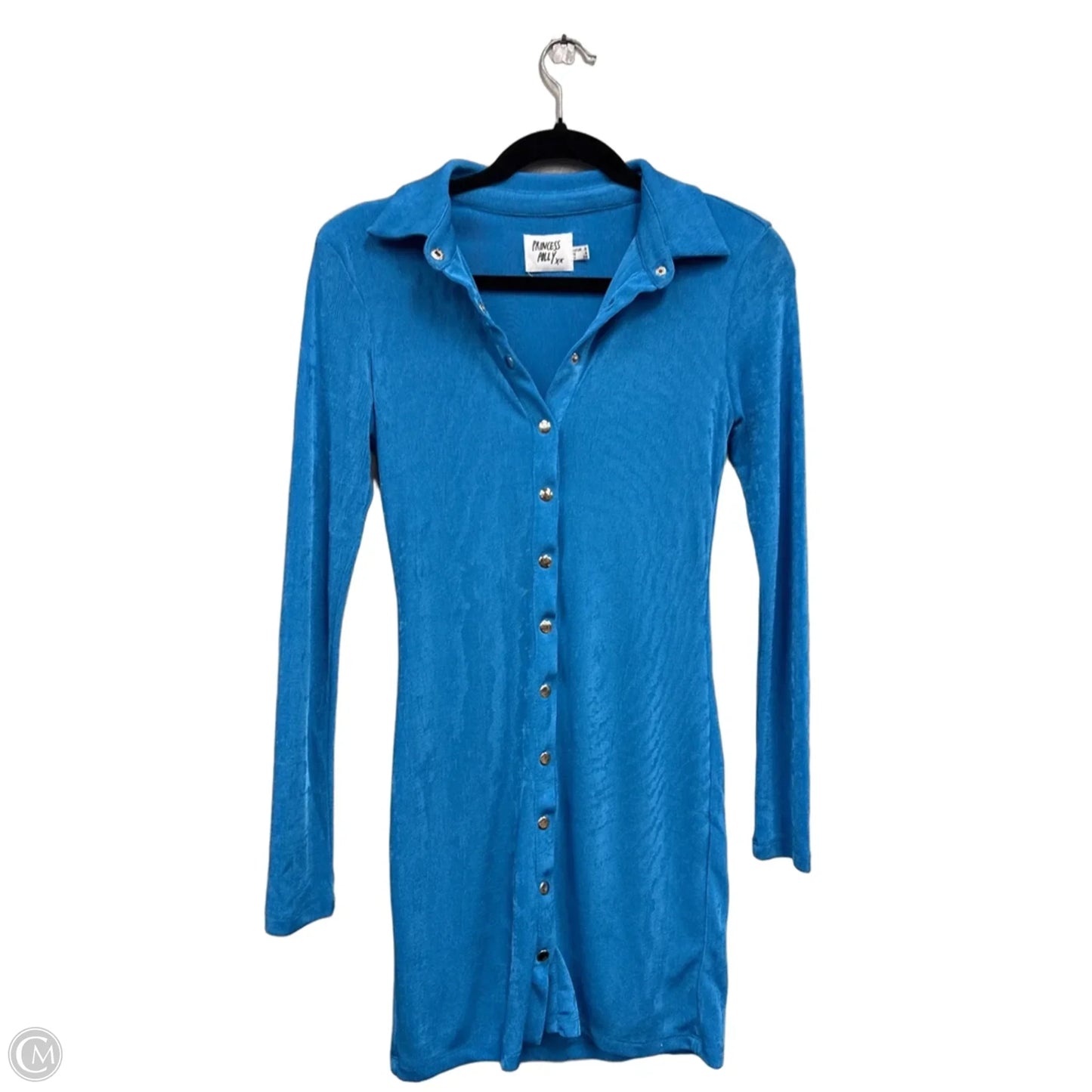 Dress Casual Short By Clothes Mentor In Blue, Size: 4