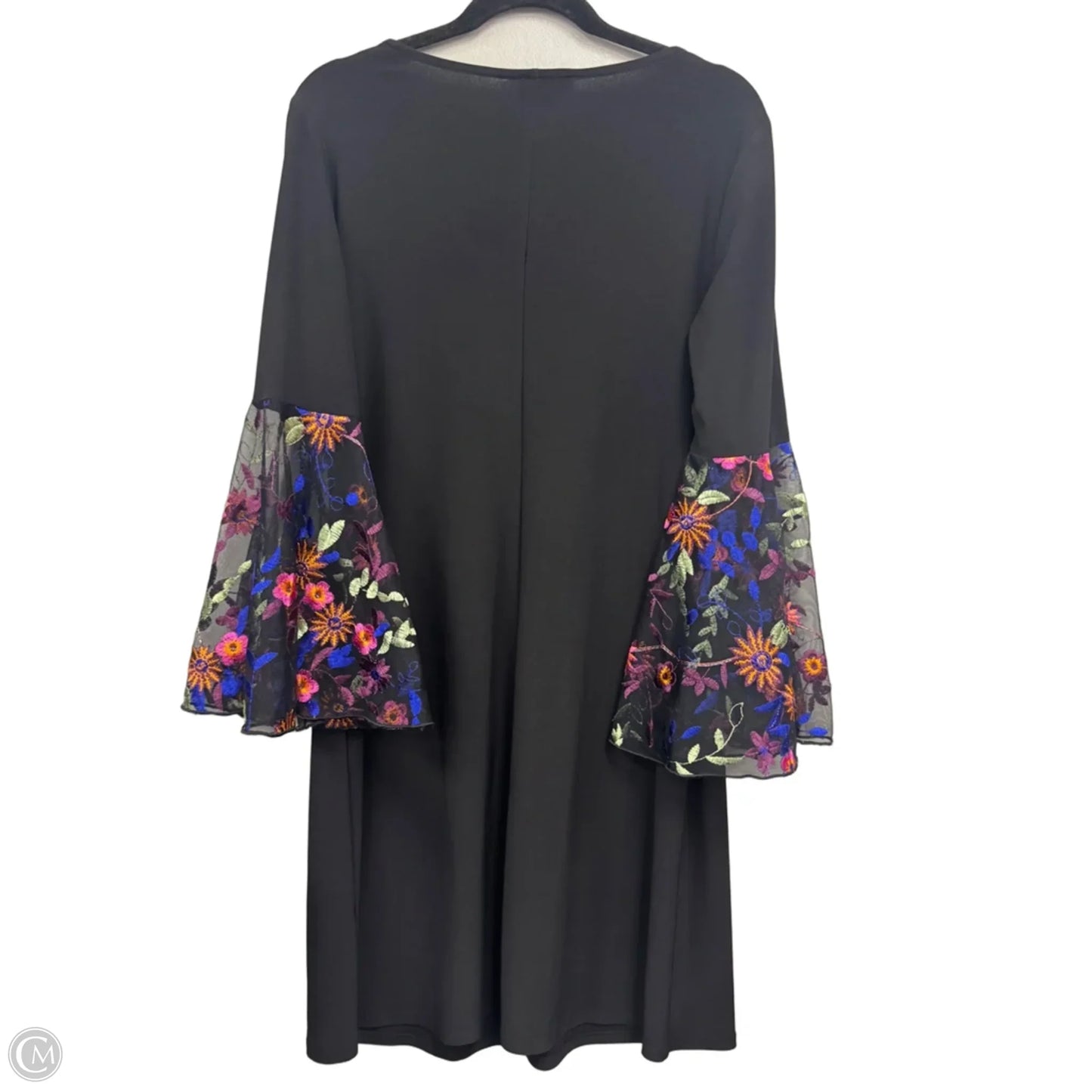 Dress Casual Short By Msk In Black & Orange, Size: L