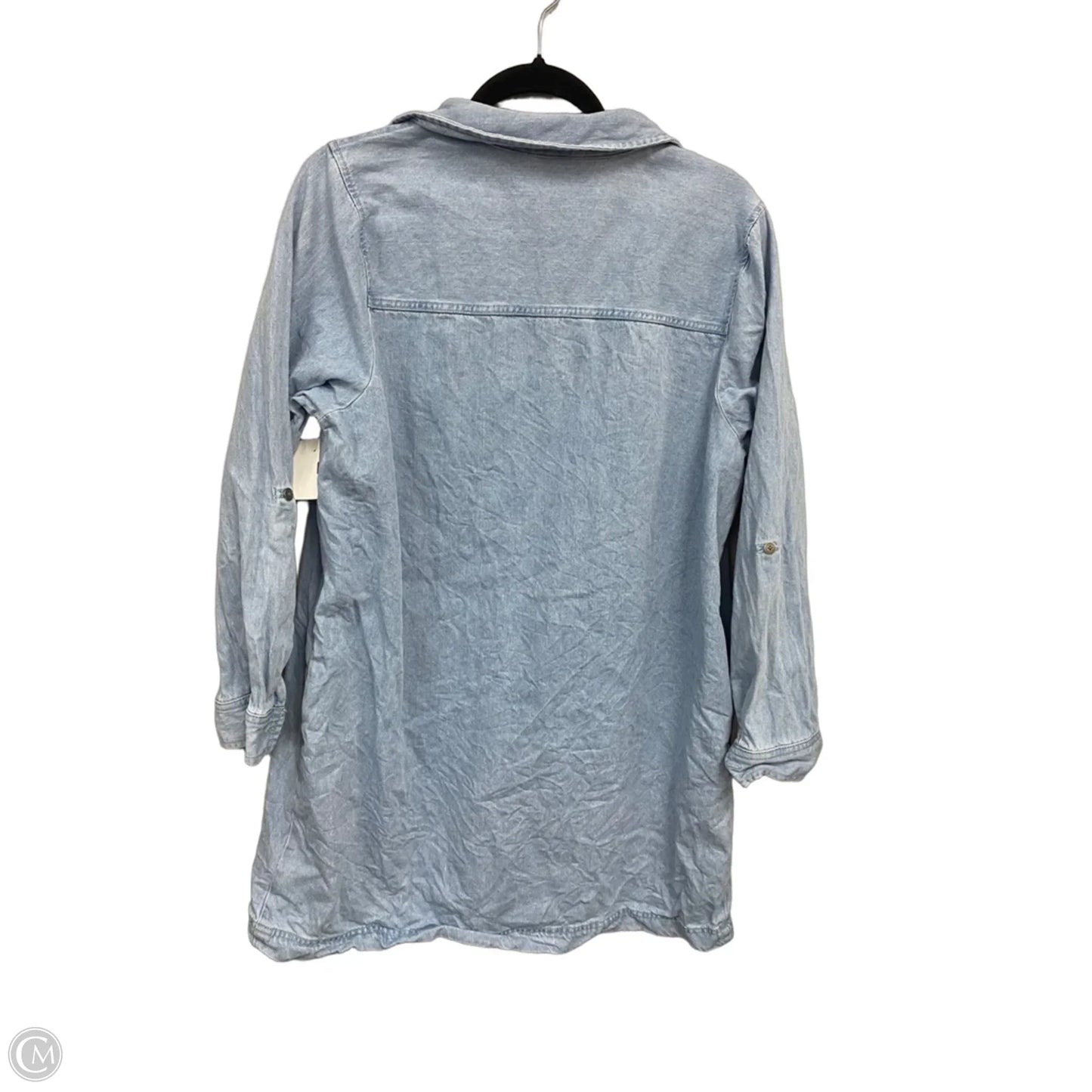 Dress Casual Short By Time And Tru In Blue, Size: L