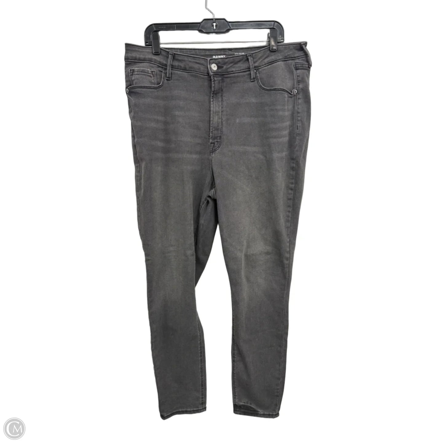 Jeans Skinny By Old Navy In Grey, Size: 18